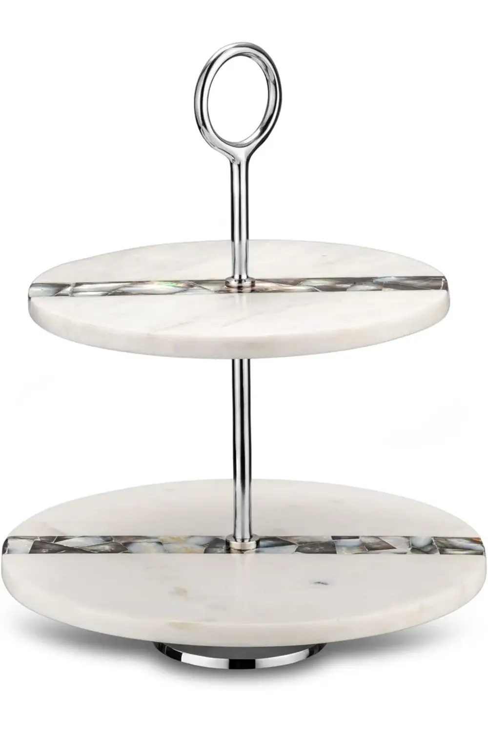 Romano Mermer 2 Katlı Servislik Beyaz 395519