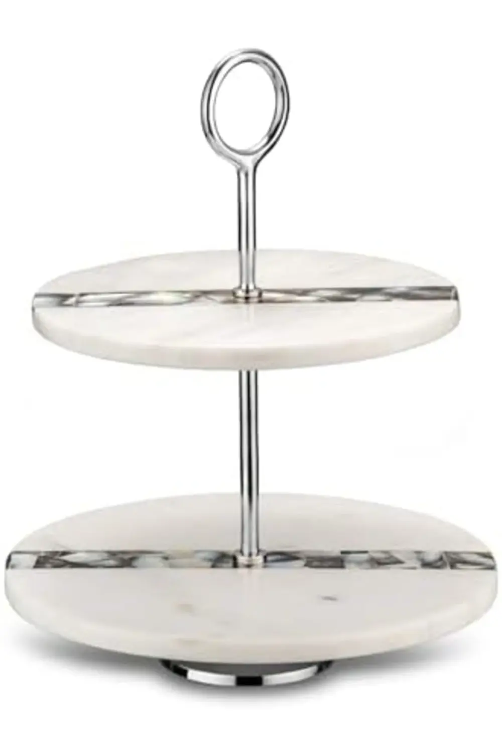 Romano Mermer 2 Katlı Servislik Beyaz 395519