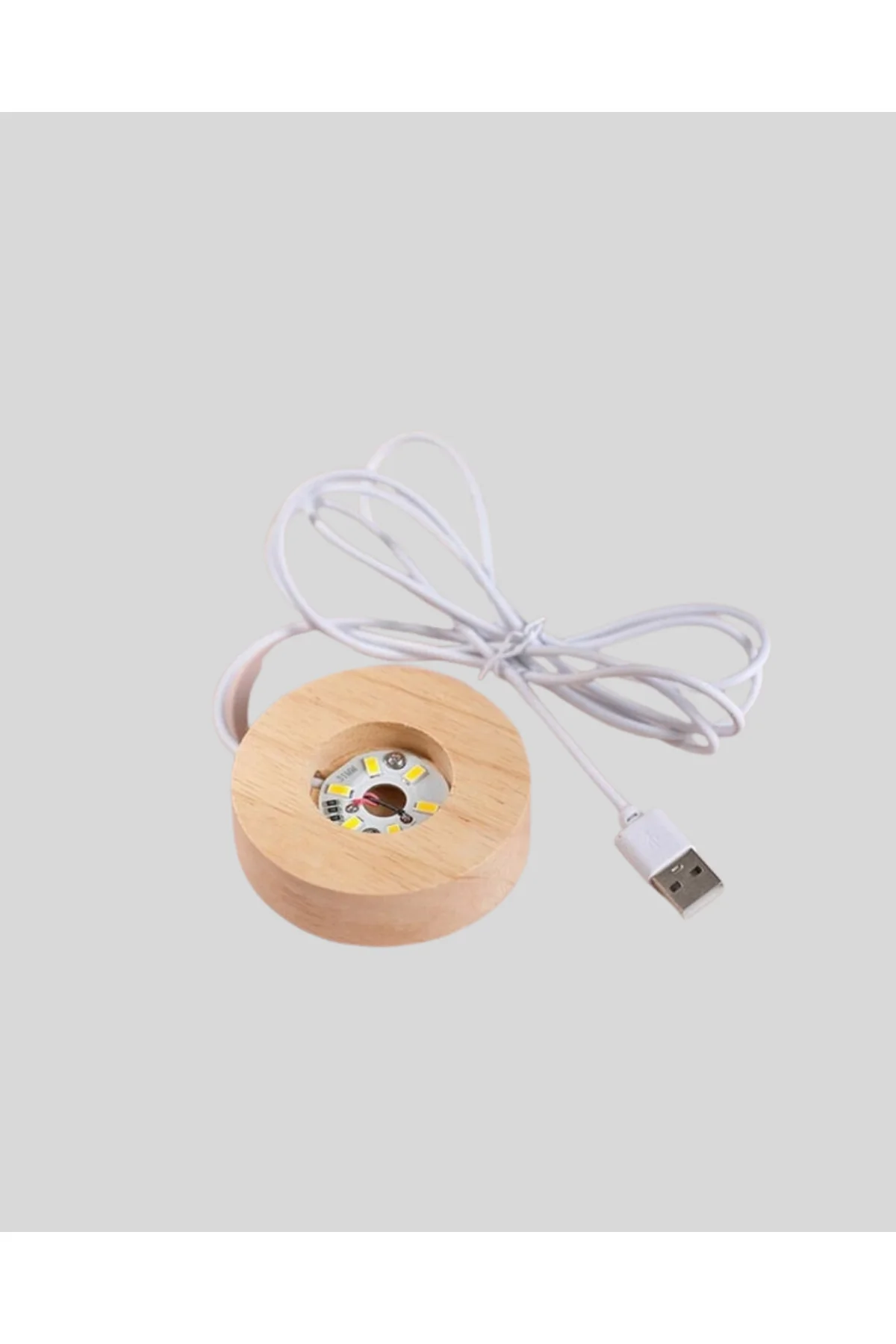 Romantik Kalpli Kristal Cam Küre USB’li Işıklı Dekoratif Obje - Görsel 4