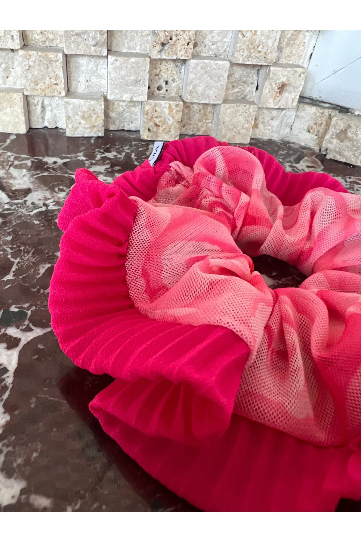 Romantik Yaz Scrunchie Lastik Toka