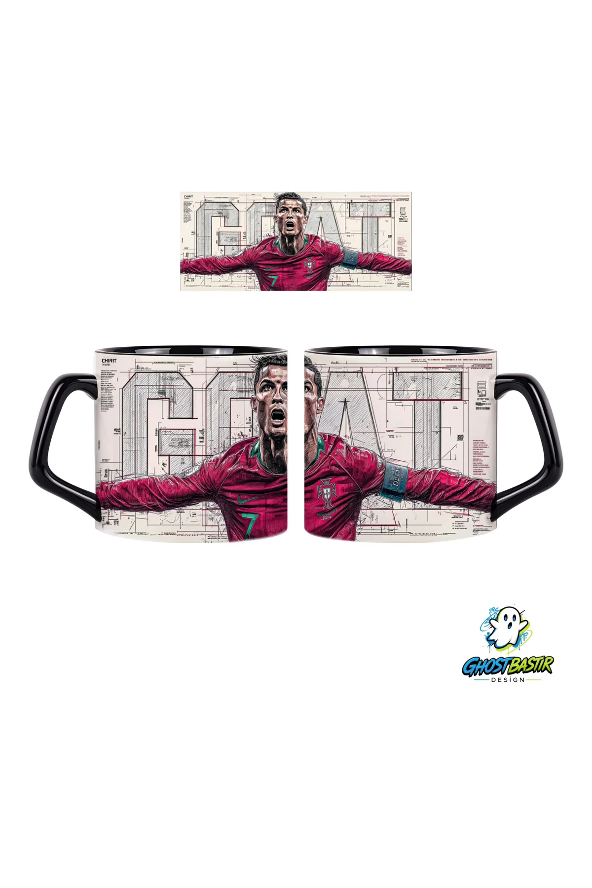 Ronaldo Kupa Bardak | Tek Adet 0880