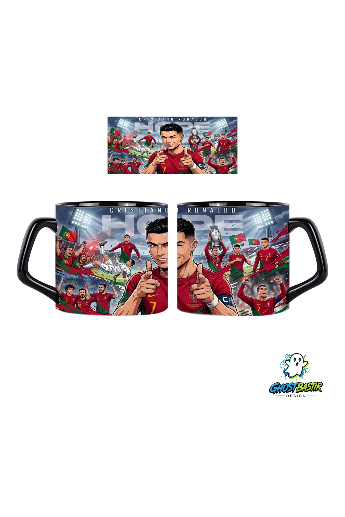 Ronaldo Kupa Bardak | Tek Adet 0879