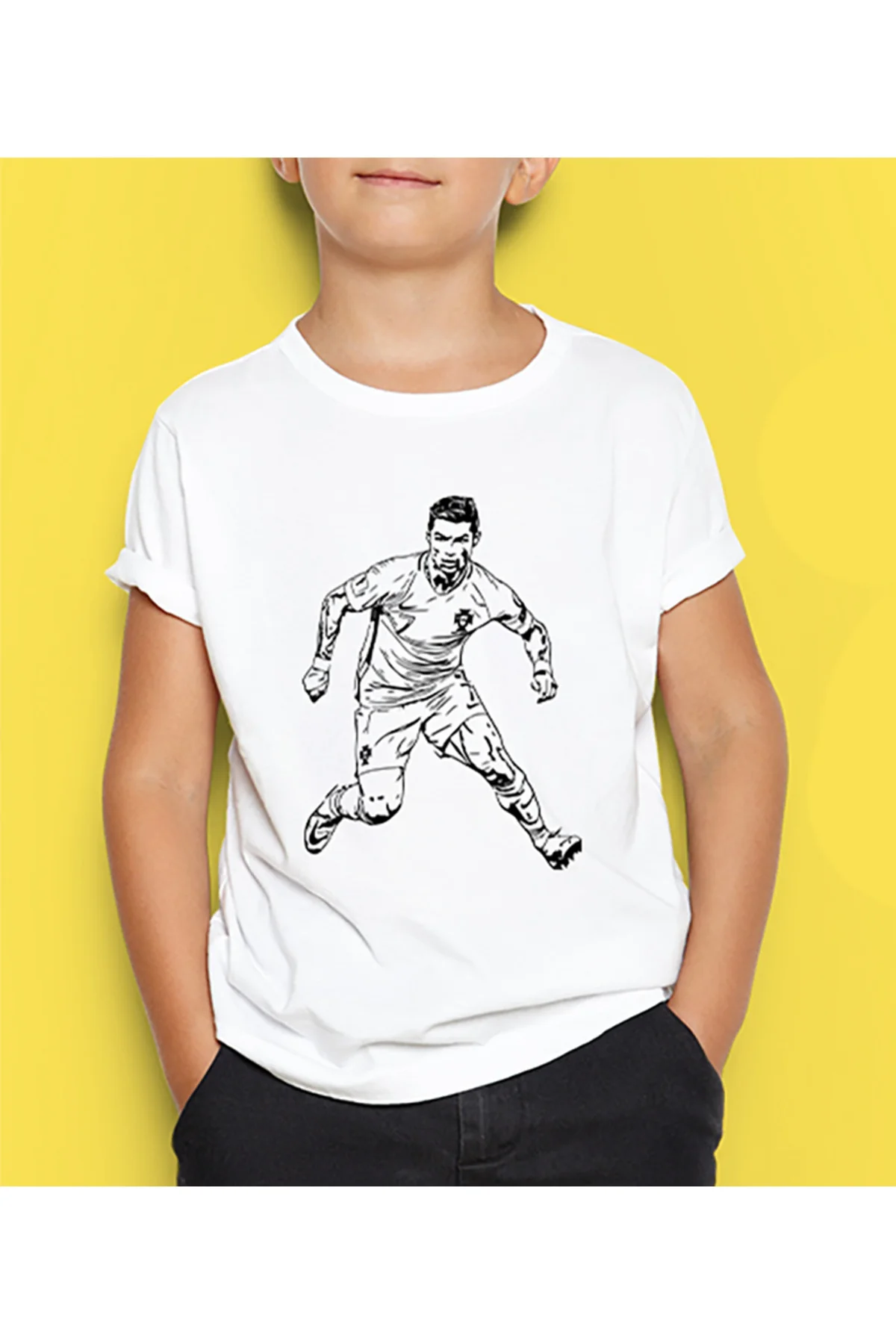 Ronaldo Tişört Boyama Seti – Çocuk Full Set Fırçalı, Kreatif Elbise Tasarım Oyunu, 3+ Yaş