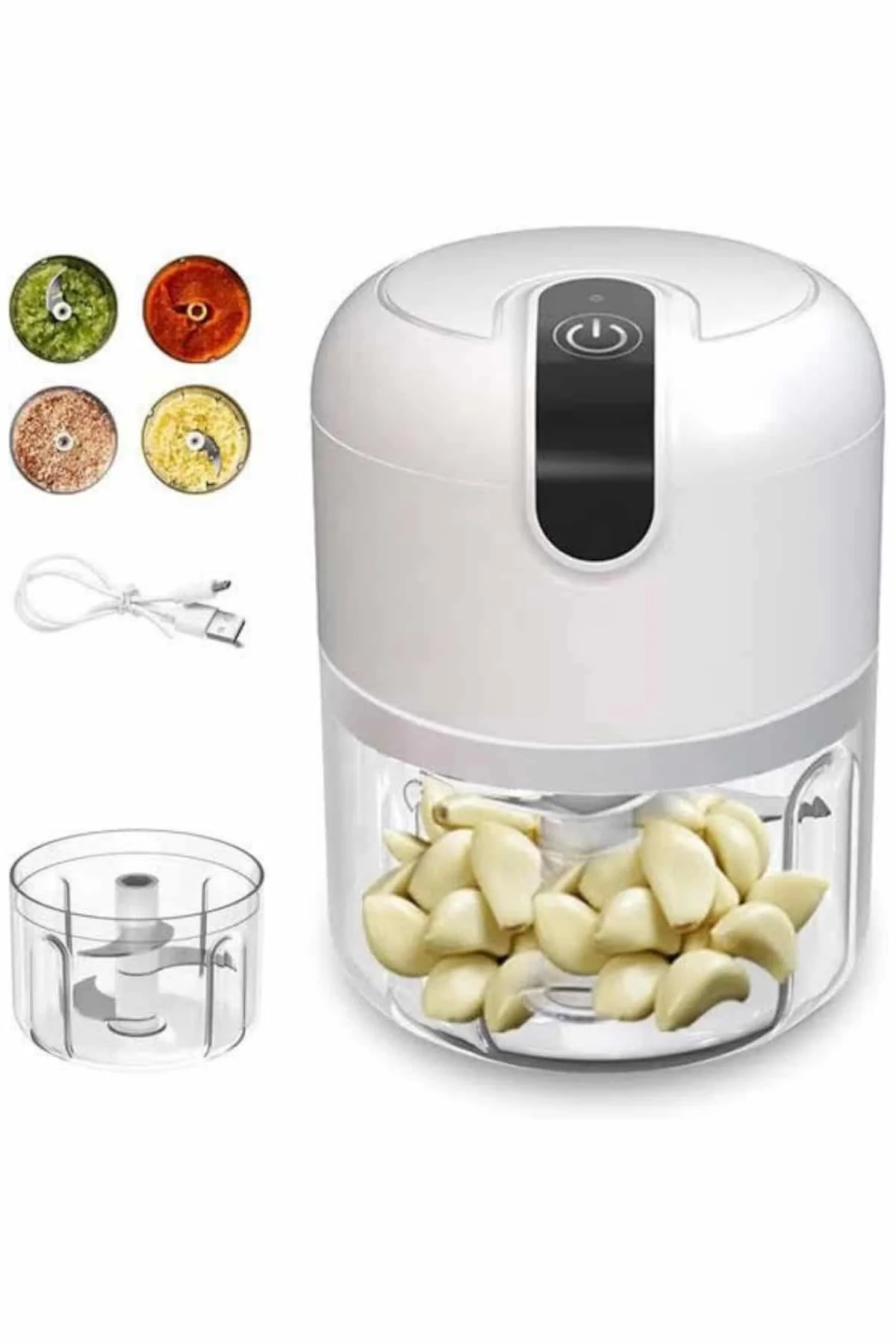 Rondo Doğrayıcı 250 ML Taşınabilir USB Şarjlı Pratik El Rondo Ble