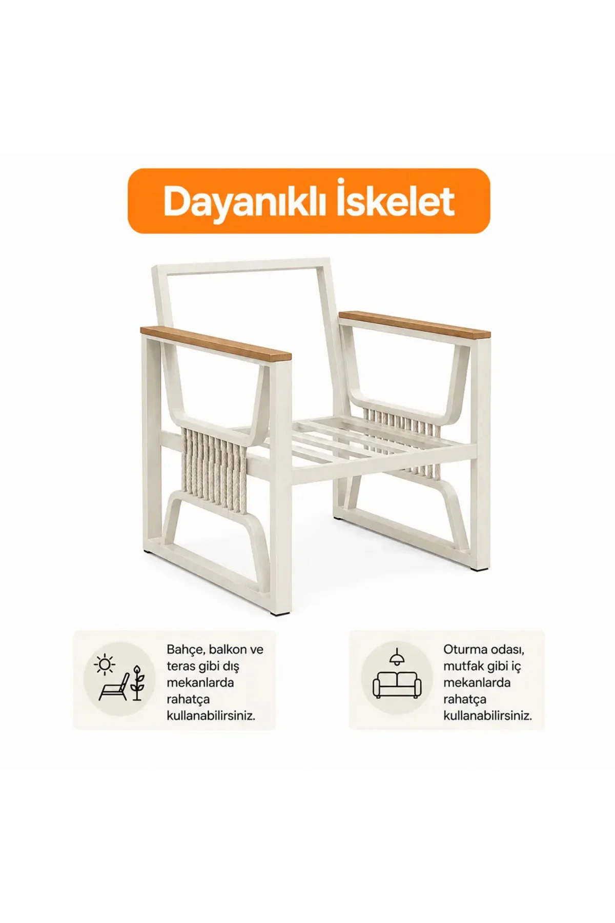 Rosa Krem 3+1+1 Masalı 2 Puflu Bahçe Oturma Grubu – 2 Kırlent Hediyeli Fiyatı, Yorumları ve Özellikleri