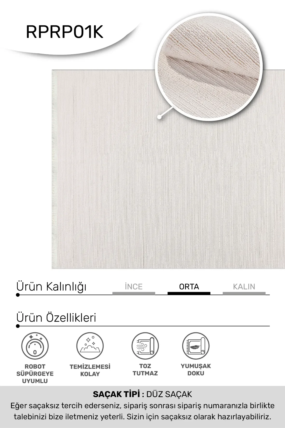 ROSA Model Oturma Odası Halısı – 182.000 İlmek Sıklığı, 9 mm Hav Yüksekliği, Polyester & Pamuk Atkı Fiyatı, Yorumları ve Özellikleri