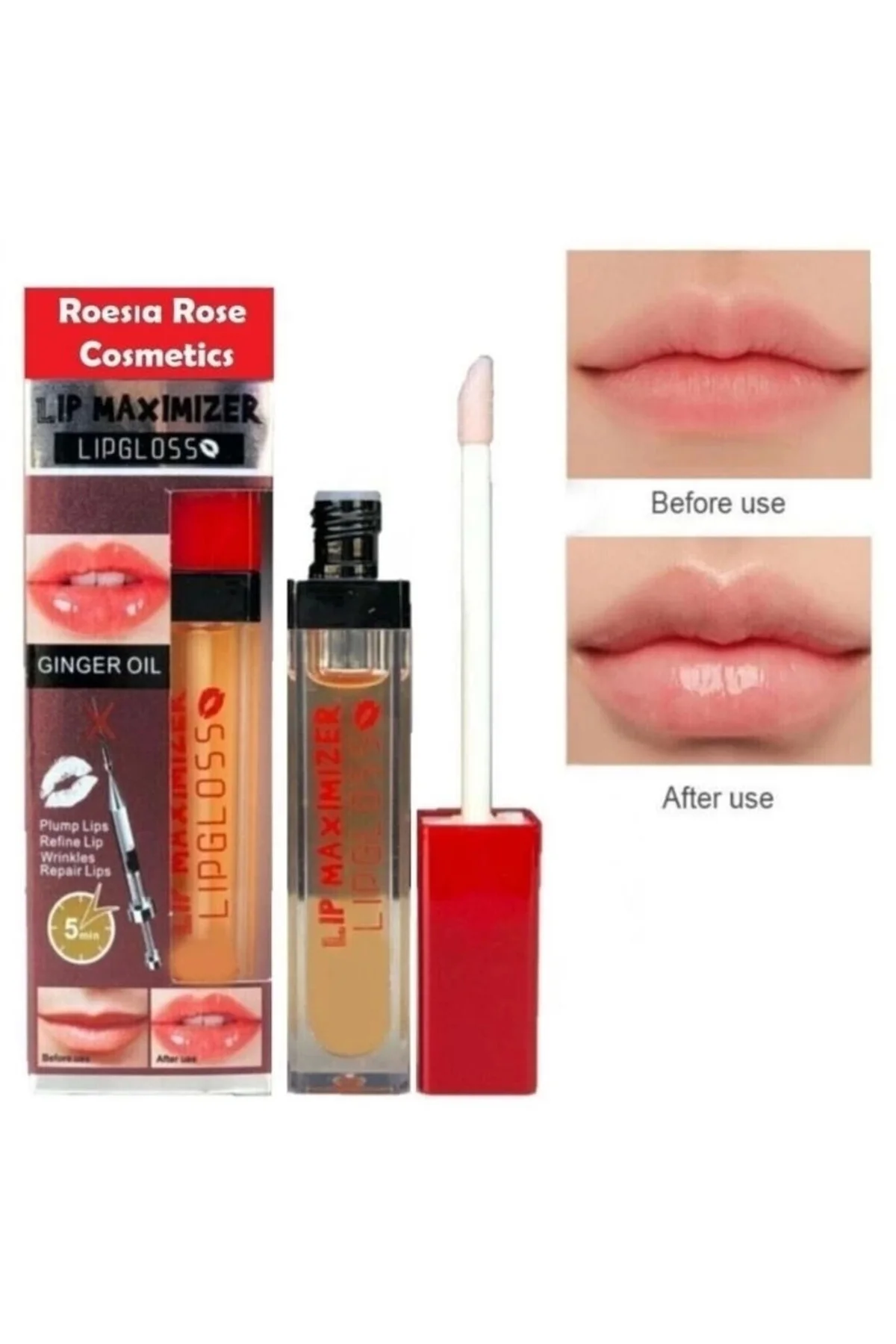 Rose Cosmetics Dudak Dolgunlaştırıcı Doğal Görünüm Dudak Parlatıc