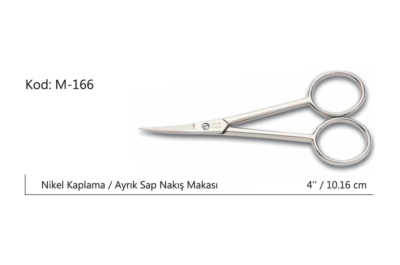 Rose Europe Ayrık Saplı Nakış Makası Süper Kalite No:4 10,16 Cm Diğer