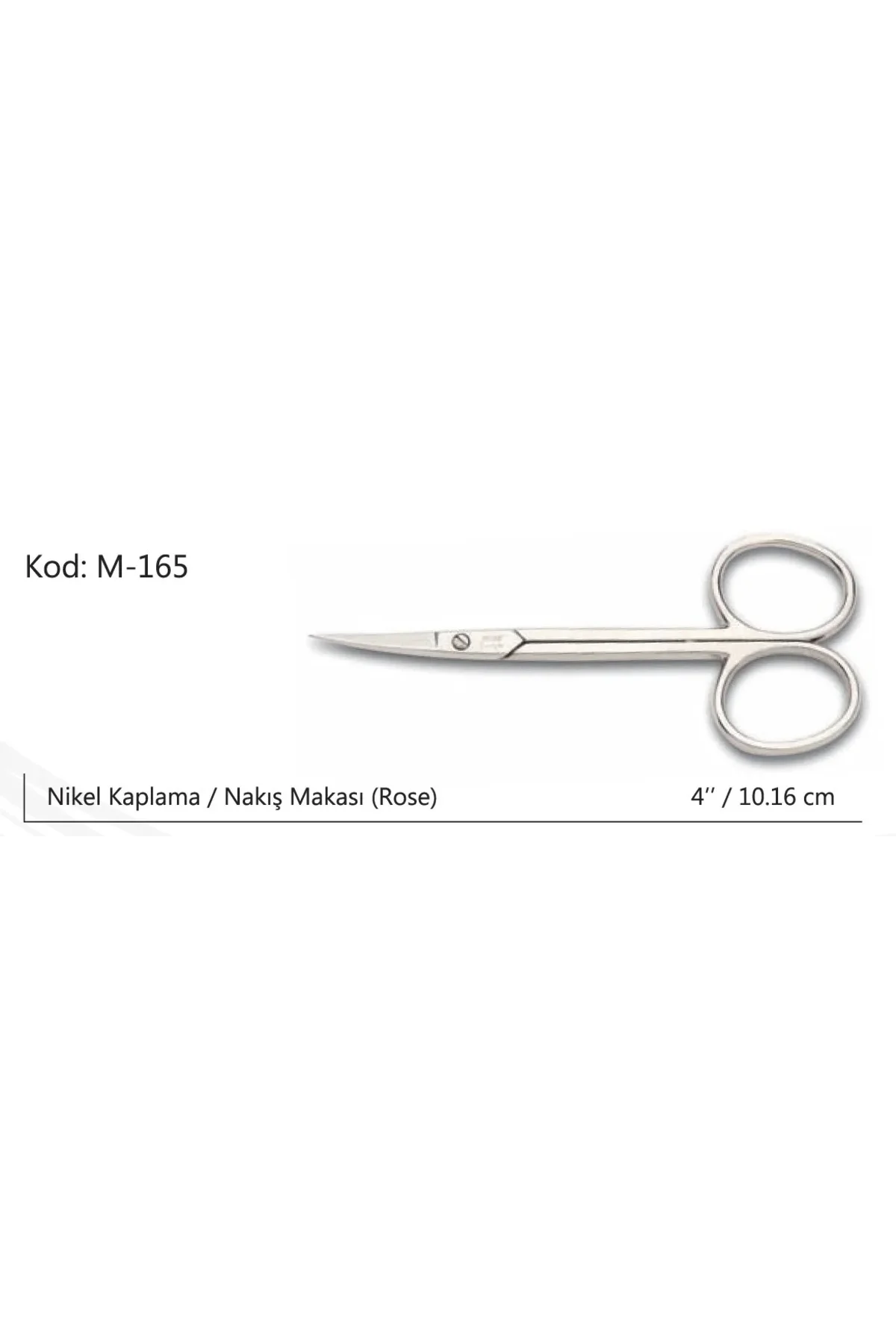 Rose Europe Nakış Makası Süper Kalite No:4 10,16 CM Rose Europe Nakış Makası Süper Kalite No:4 10,16 CM