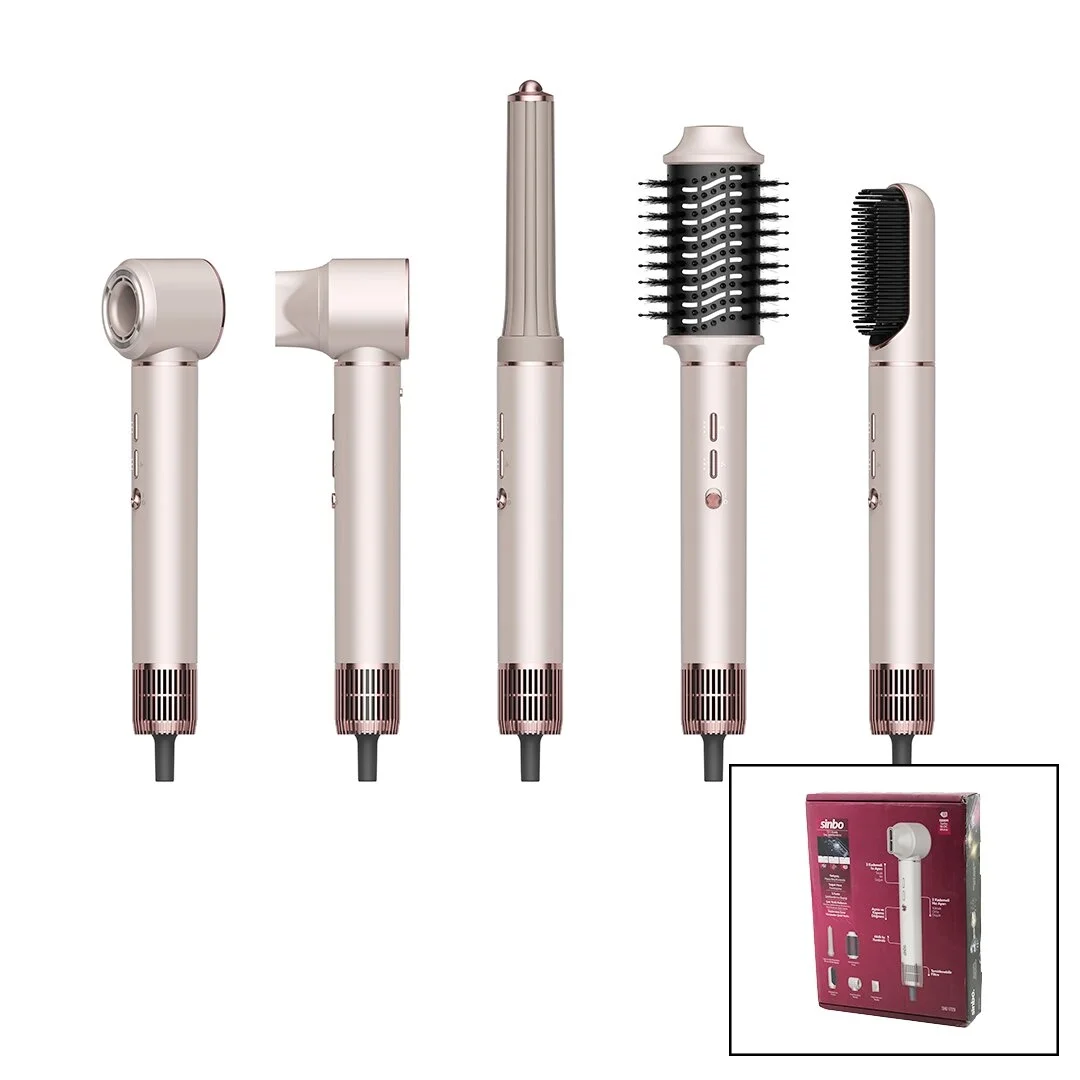Rose Gold Air Brush 5in1=bukle-hacimle-düzleştir-2-fırça Saç Kurutma - Şekil Makinesi 1300w3-kdm.hız - Derece Shd-1729 Bx40 Fiyatı, Yorumları ve Özellikleri