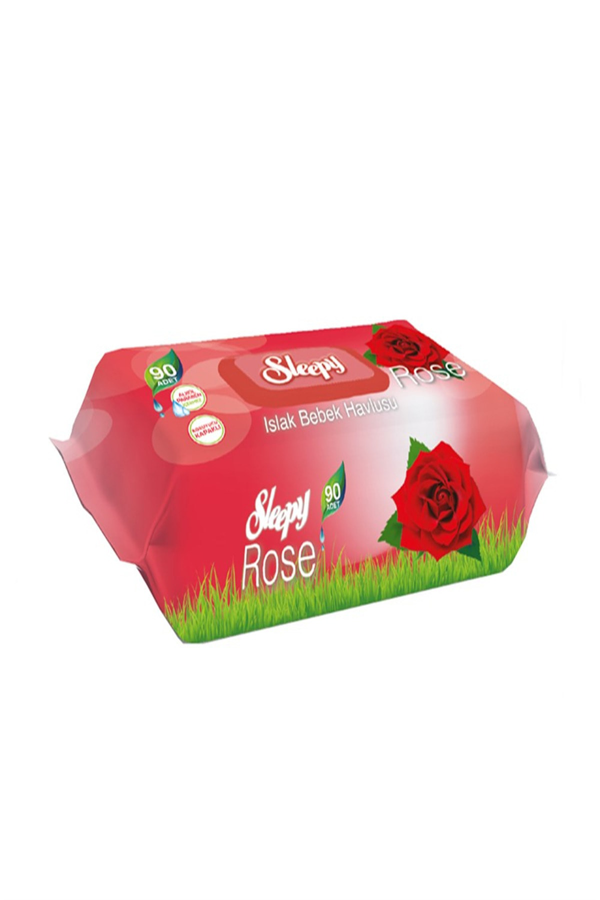 Rose Islak Bebek Havlusu Kapaklı 90 Adet
