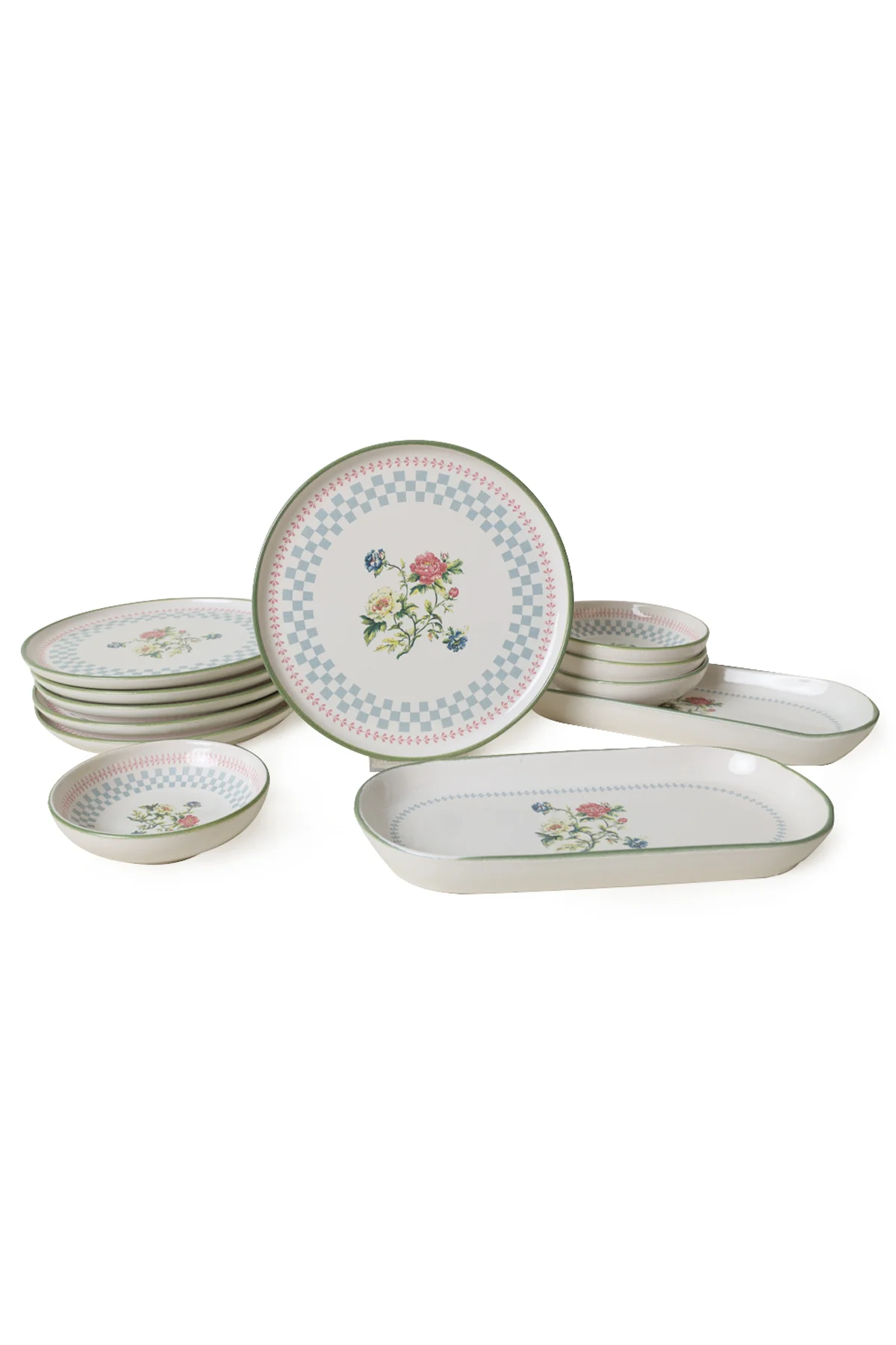 Rose Line Kahvaltı Takımı 12 Parça 6 Kişilik 22911-13