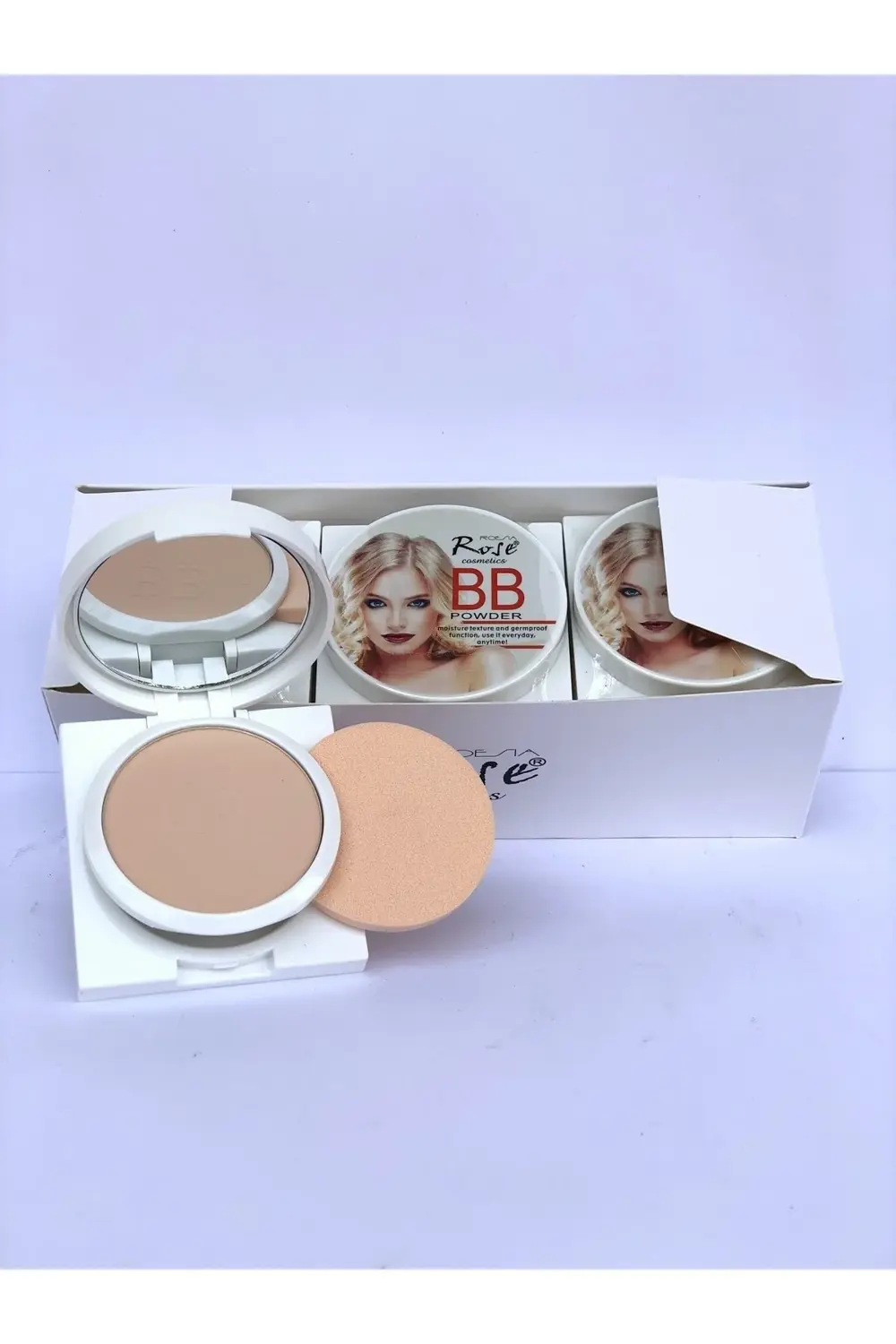 Rose New Aynalı, Süngerli Bb Pudra