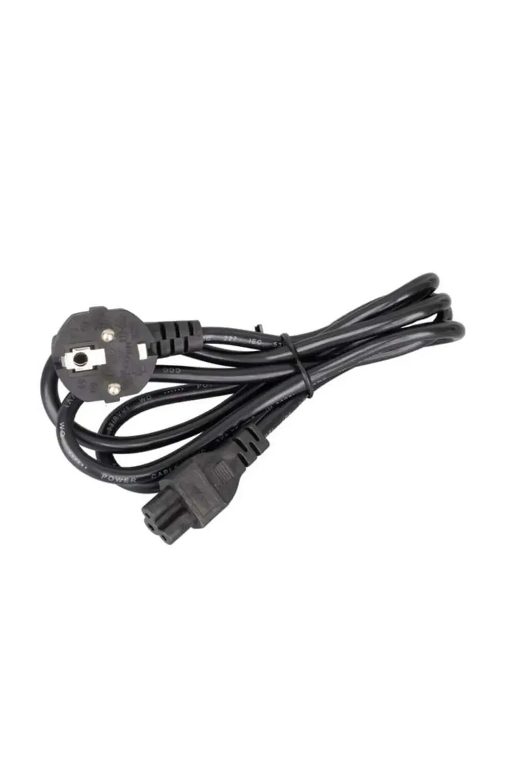 Rose RC-901 3x0.75 Mm Siyah 1.5 Metre Notebook Power Yonca Kablo Rose RC-901 3x0.75 Mm Siyah 1.5 Metre Notebook Power Yonca Kablo