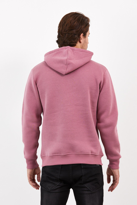 Rose Renk Kanguru Cepli Kapüşonlu Sweatshirt 1205 - ROSE