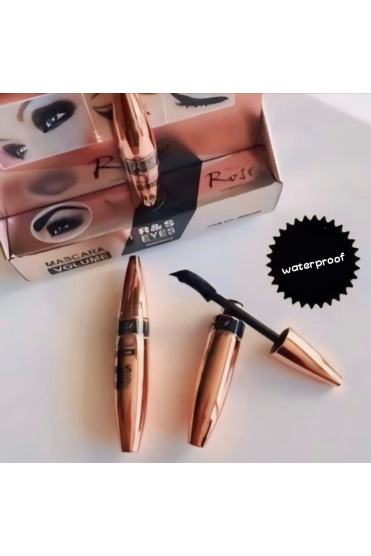 Meyar Rose Roena Siyah Maskara Hacim Verici R&S Waterprof