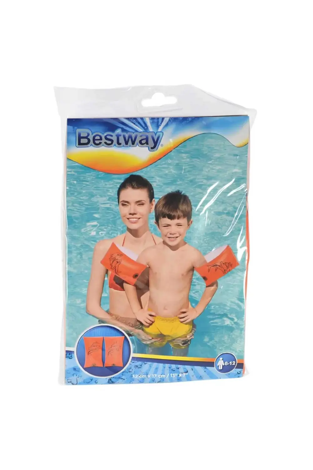 rose Turuncu Baskılı Kolluk 33 x 17 cm 12409 96568