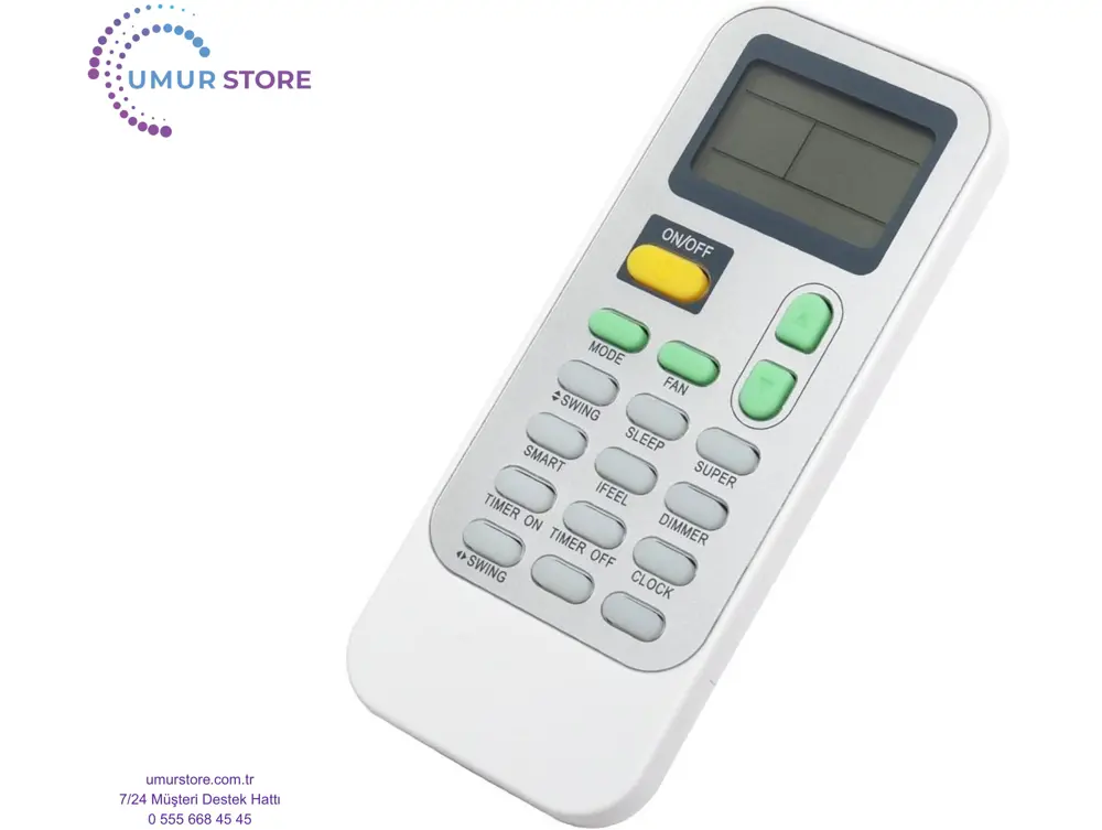 RoseAir AUF-48UR4RMPA8 Uyumlu Salon Tipi Klima Kumandası RoseAir AUF-48UR4RMPA8 Uyumlu Salon Tipi Klima Kumandası