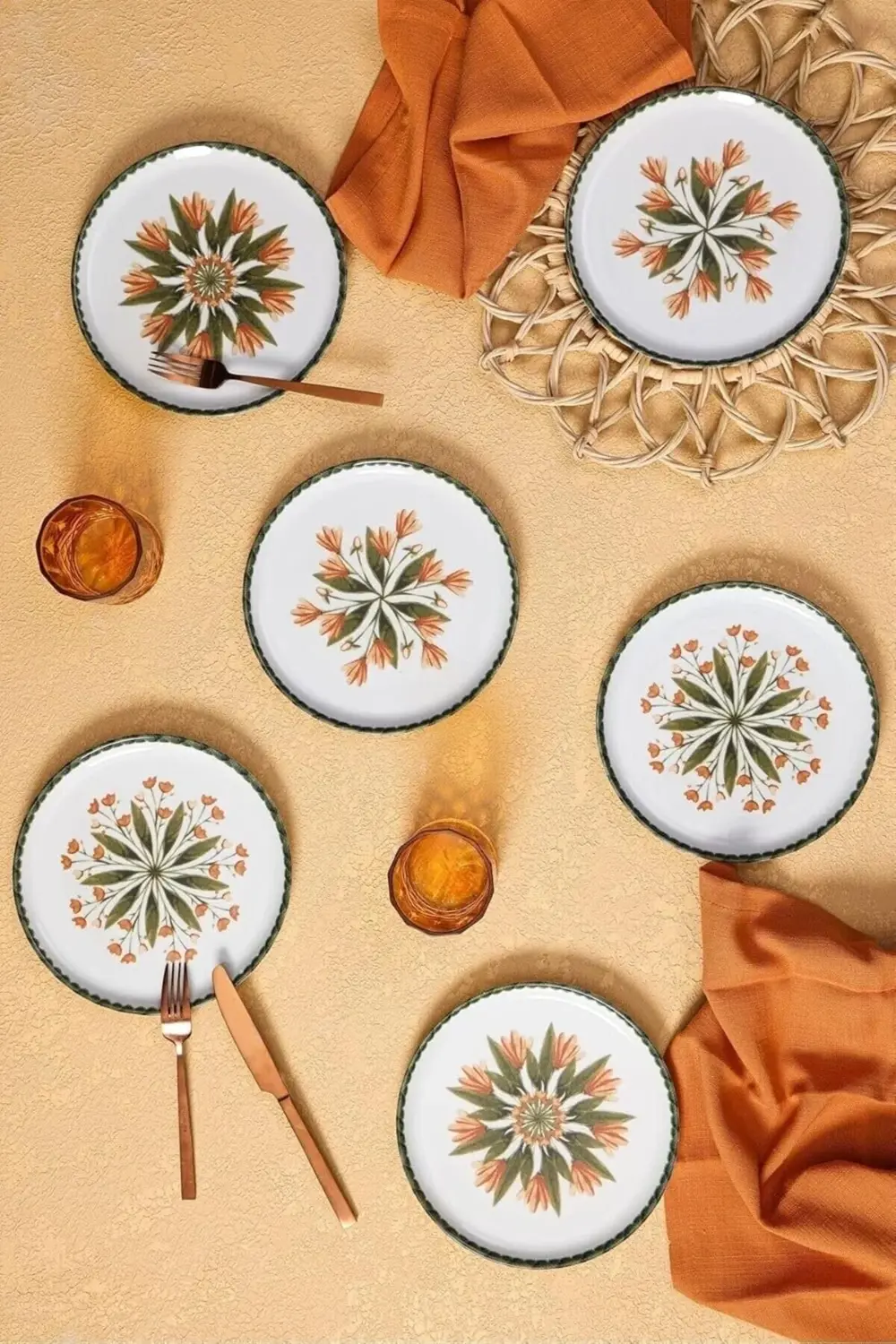 Rosids 6 Kişilik Pasta Takımı 20cm 6 Parça 04PPO000402 395519