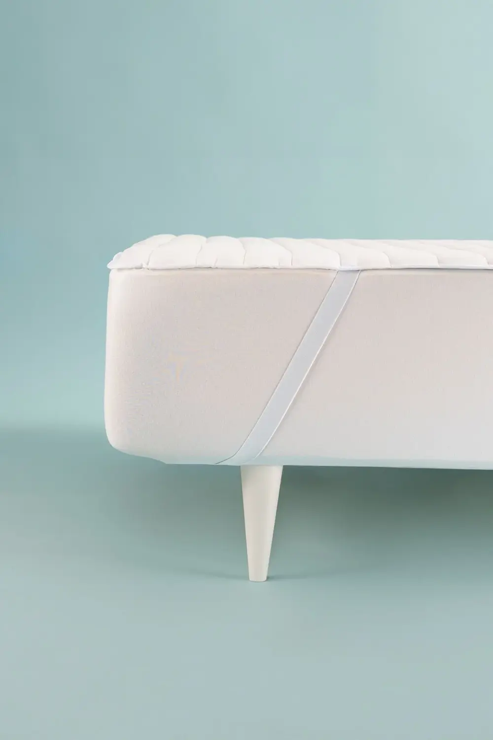 Rosy Beyaz Kapitoneli Lastikli Yatak Alezi 100x200 Cm