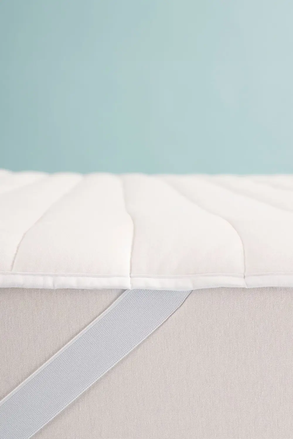 Rosy Beyaz Kapitoneli Lastikli Yatak Alezi 100x200 Cm