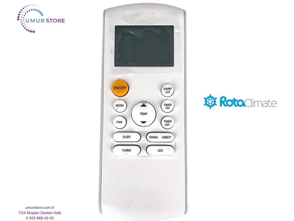 Rota Climate QTXN50UV1B İnverter Klima Kumandası Rota Climate QTXN50UV1B İnverter Klima Kumandası
