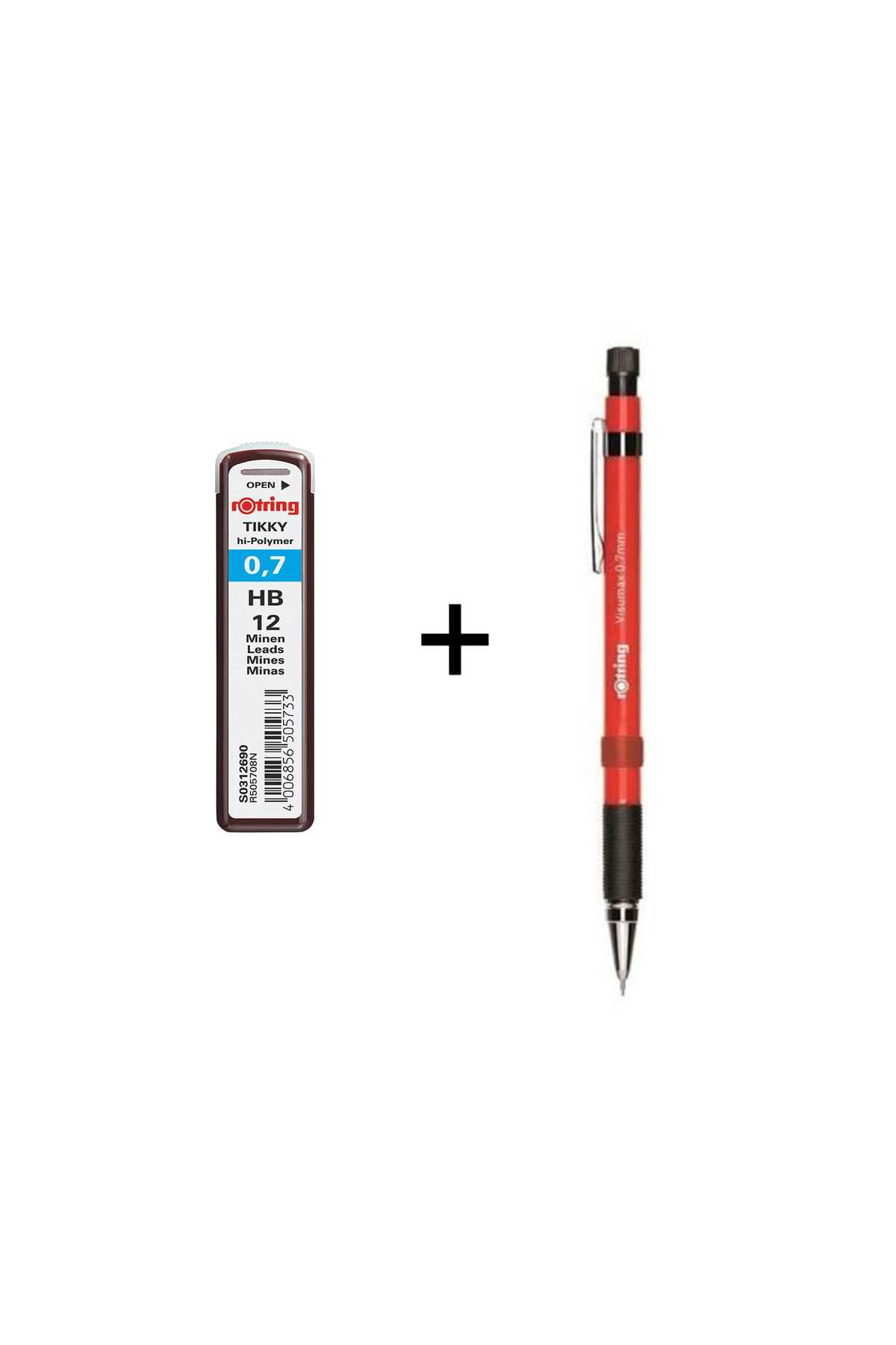 Rotring Rotring Visumax 0.7 Versatil Kalem + Rotring 0.7 Uç