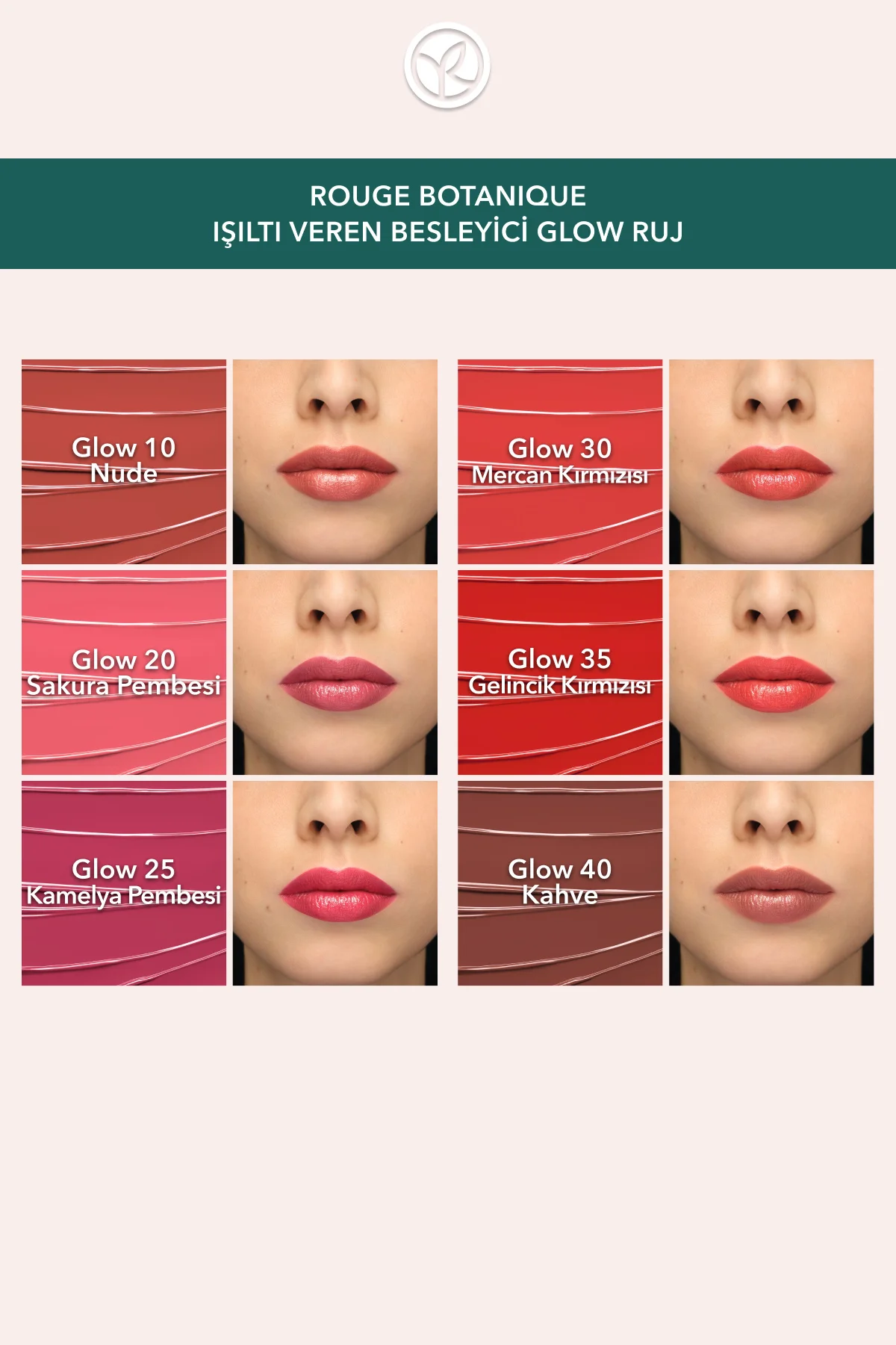 Rouge Botanique Işıltı Veren Besleyici Glow Ruj - 40. Kahve -Vega