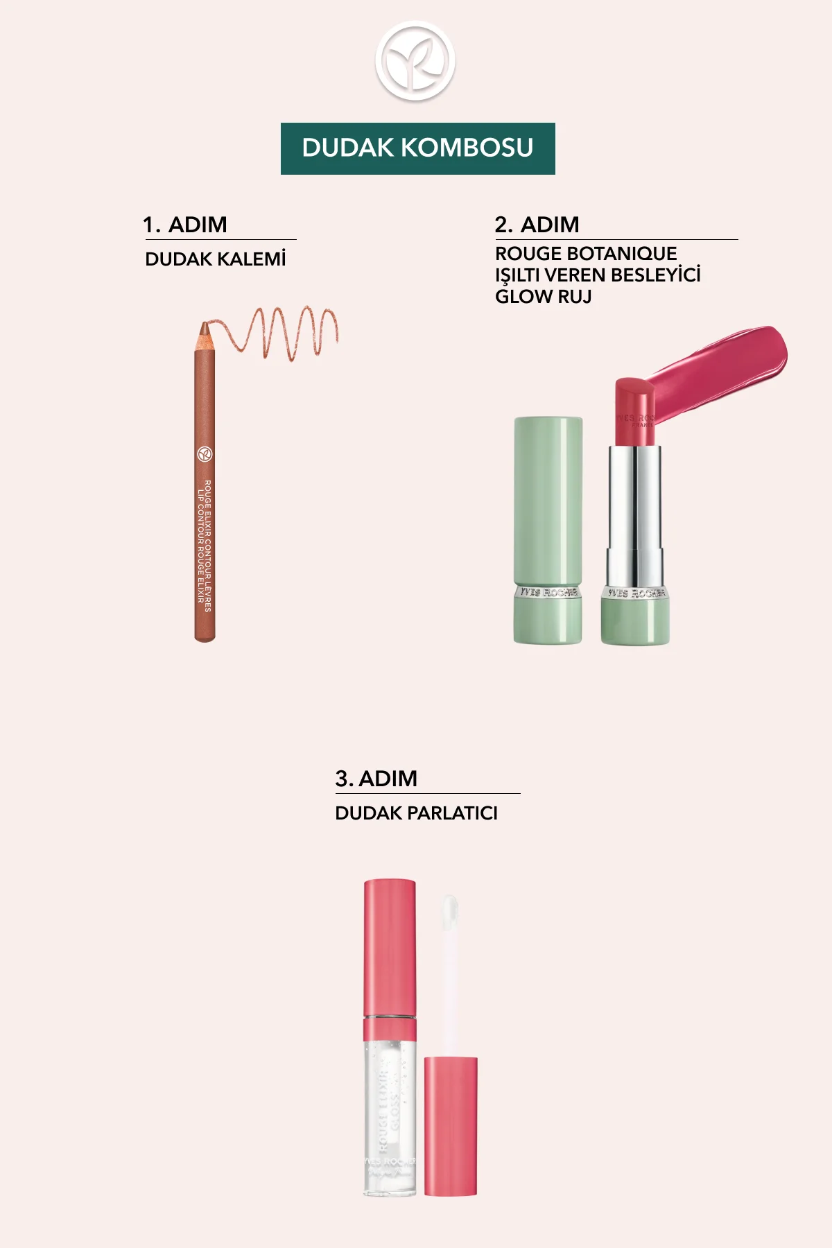 Rouge Botanique Işıltı Veren Besleyici Glow Ruj - 25. Kamelya Pem