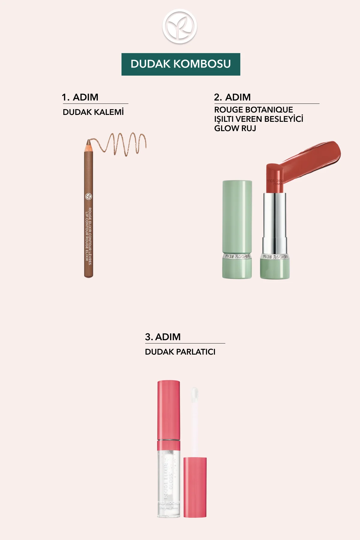 Rouge Botanique Işıltı Veren Besleyici Glow Ruj - 10. Nude -Vegan