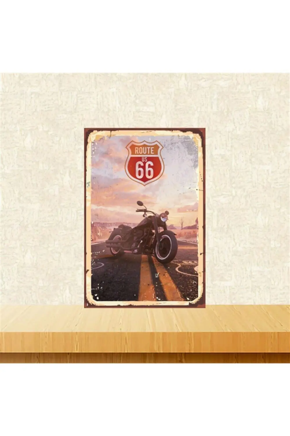 Route Us 66 20-30 Cm Retro Ahşap Tablo Tkfx5272 Route Us 66 20-30 Cm Retro Ahşap Tablo Tkfx5272