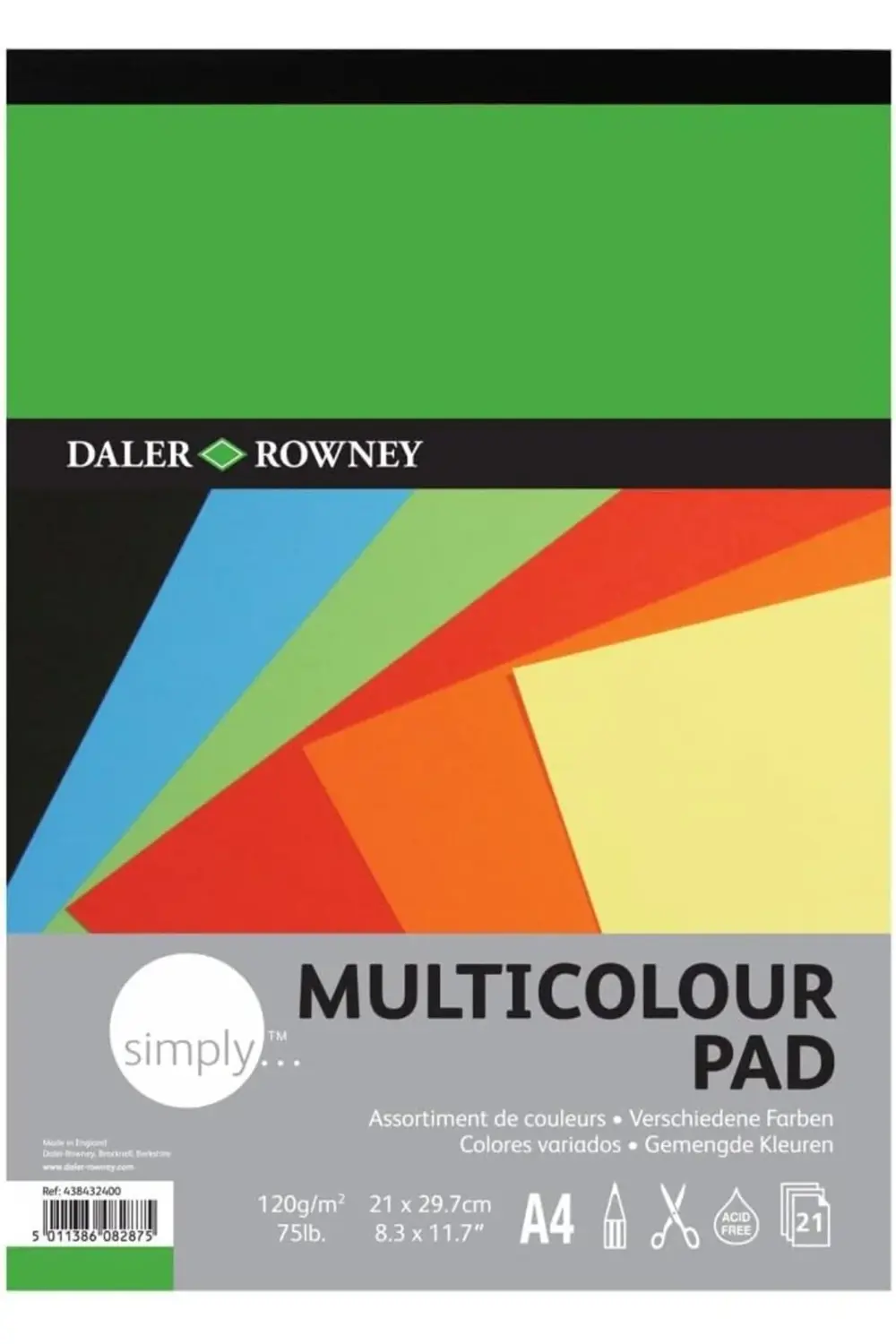 Rowney Simply 75LB çok renkli Pad A3 1178227