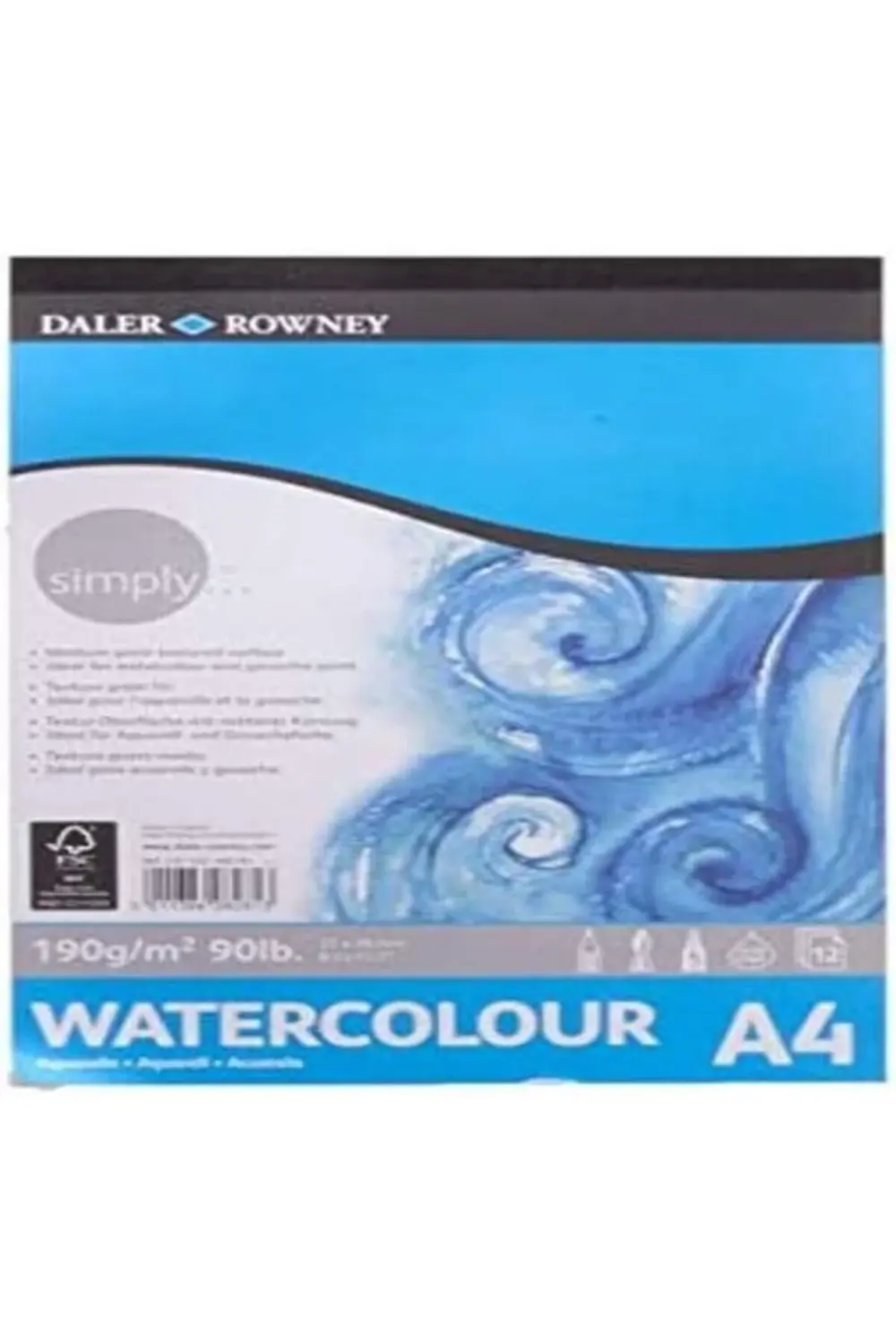 Rowney Simply Suluboya Defteri A4 190gr 12 Y Trent&Co 1166718