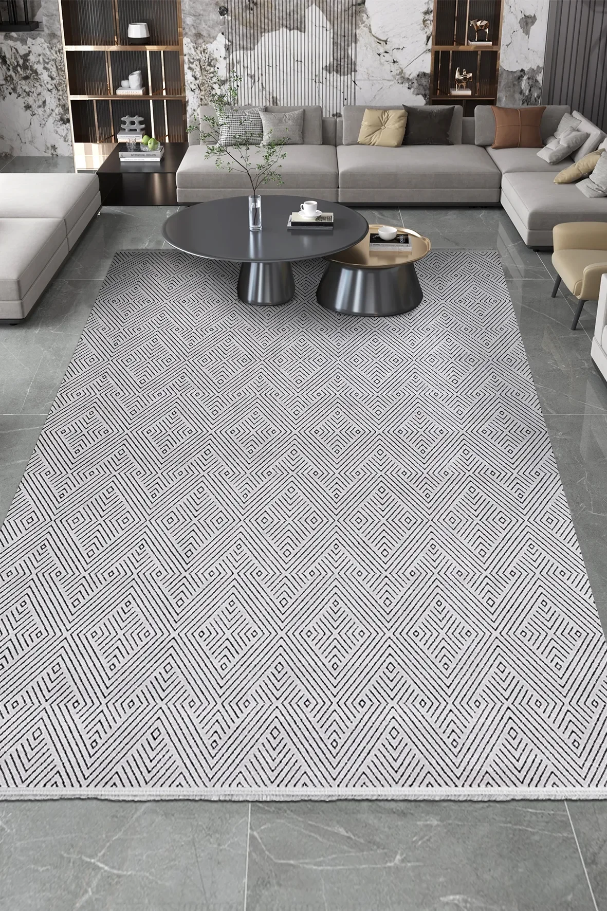 Roxstone Model Yüksek İlmek Sıklığına Sahip Modern Oturma Odası Halısı Fiyatı, Yorumları ve Özellikleri