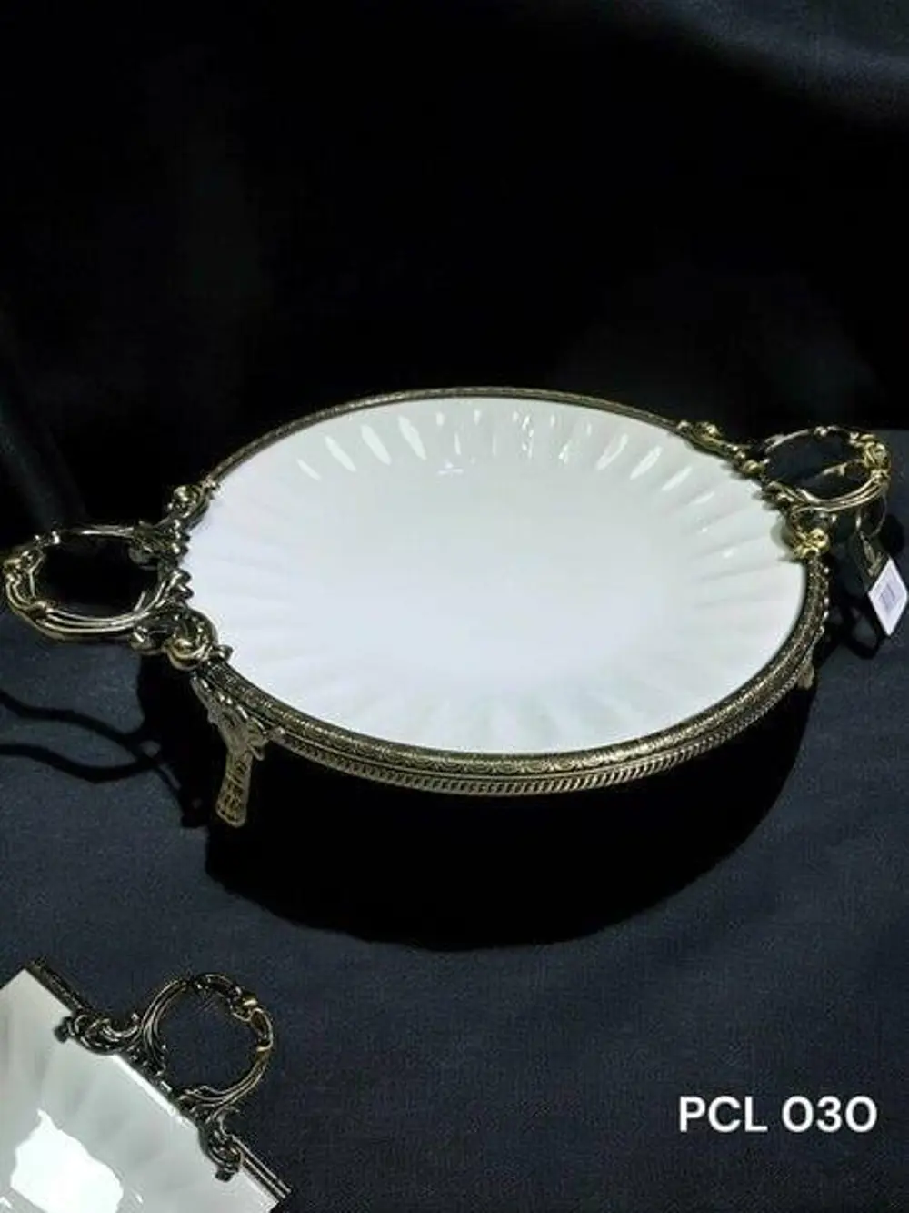 Roy King Elegance Yuvarlak Sunum Tabak Antique 41 Cm Pcl030 Roy King Elegance Yuvarlak Sunum Tabak Antique 41 Cm Pcl030