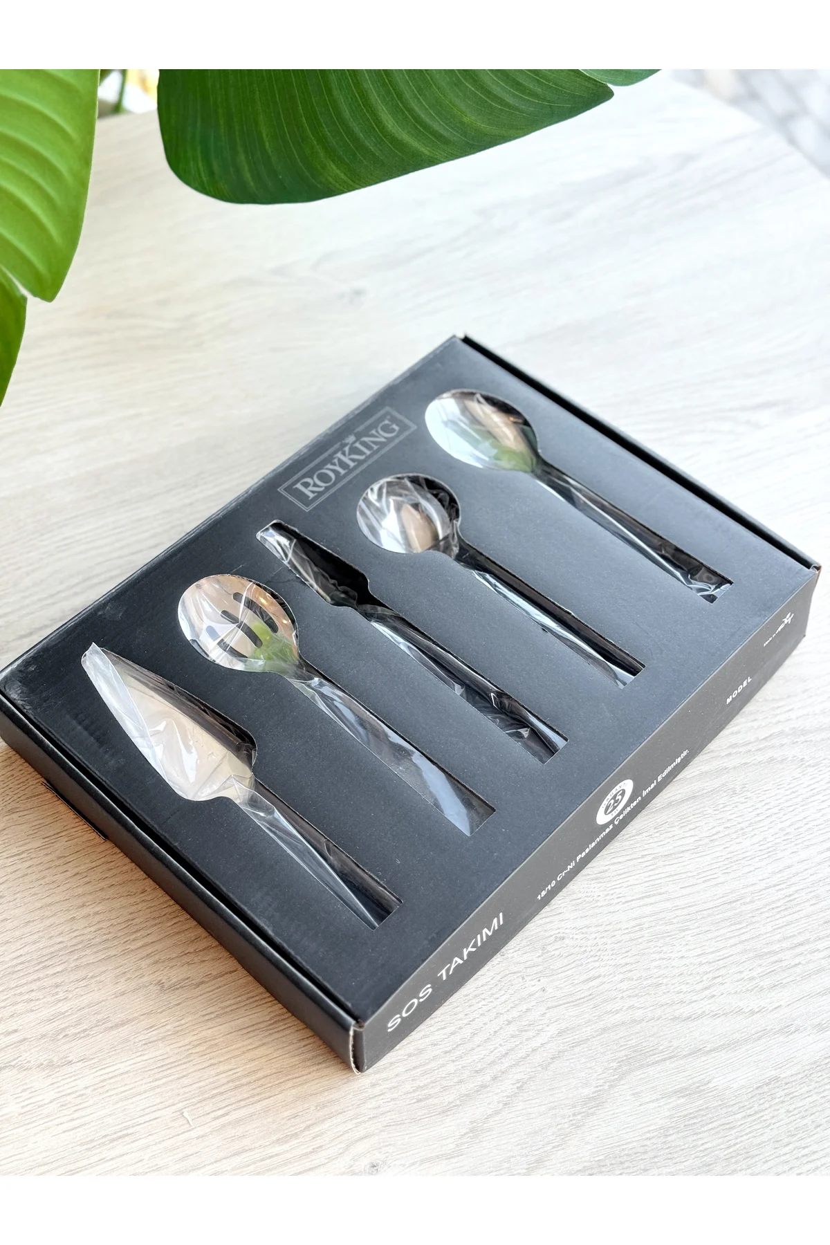 Roy Kıng Venus 5 Prç Çelik Sos Takımı