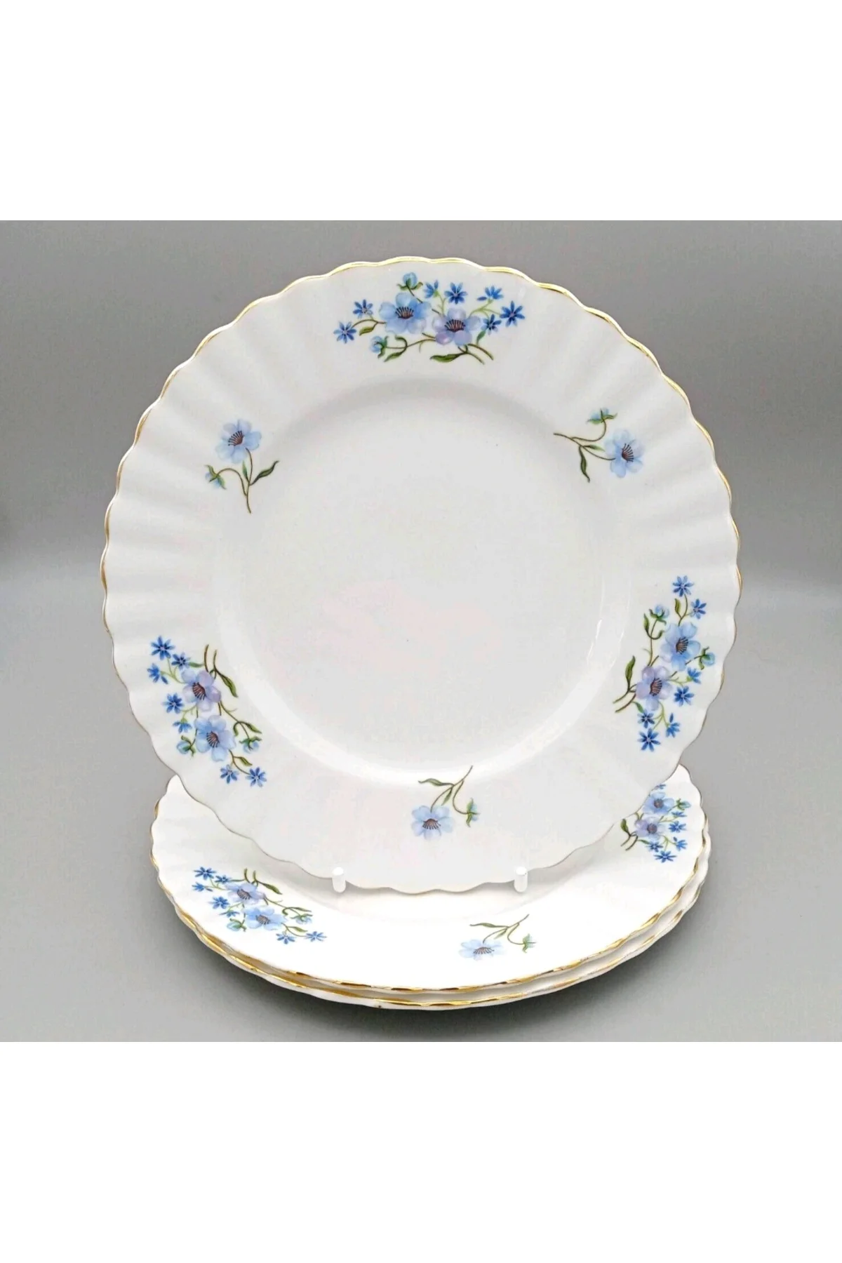 Royal Albert Richmond-Blue Rock Antika Pasta Tabağı 3'lü Set 18 c