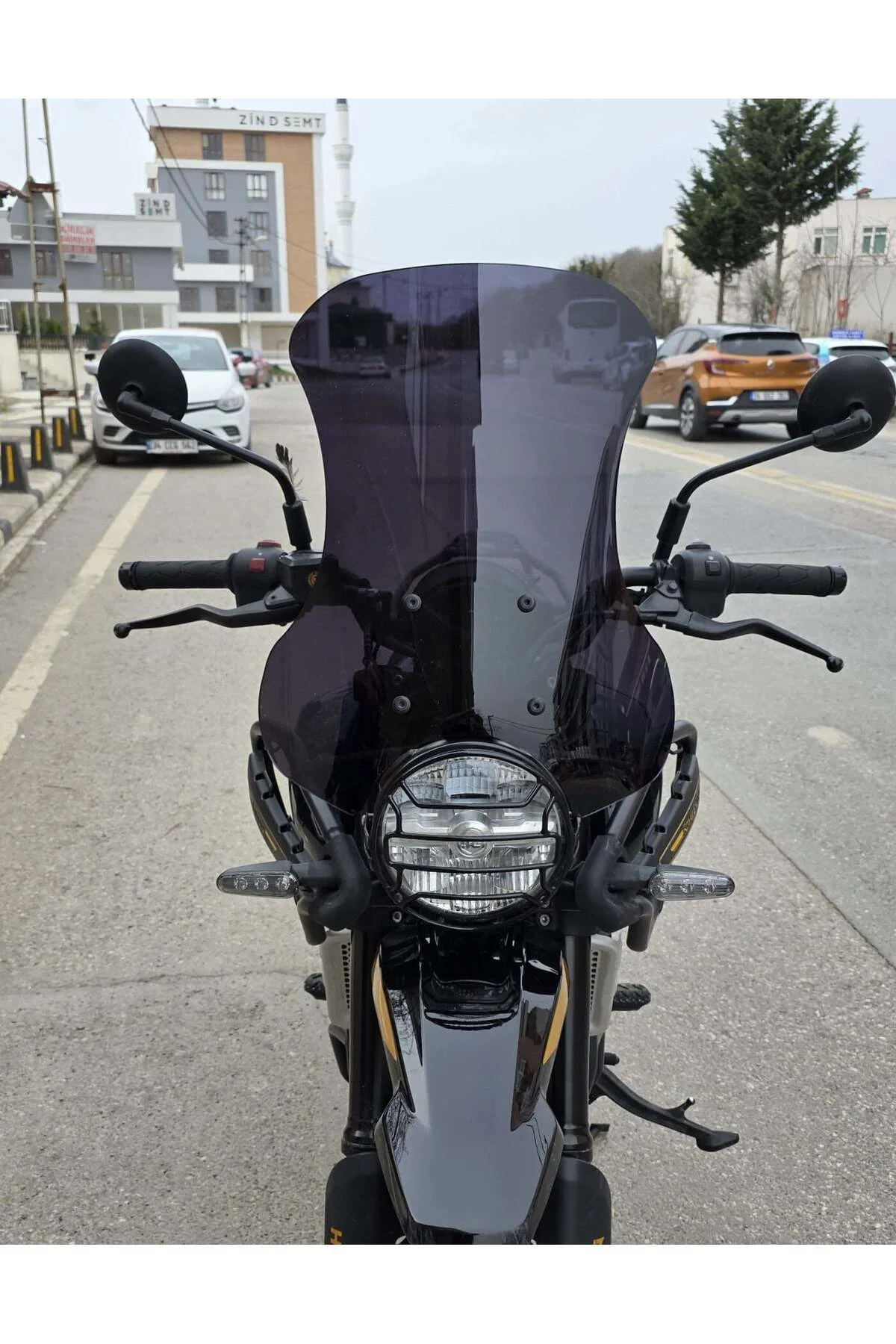 Royal Enfield Himalayan 450 Ön Cam 2023-2026 Model 49cm Siyah Ren