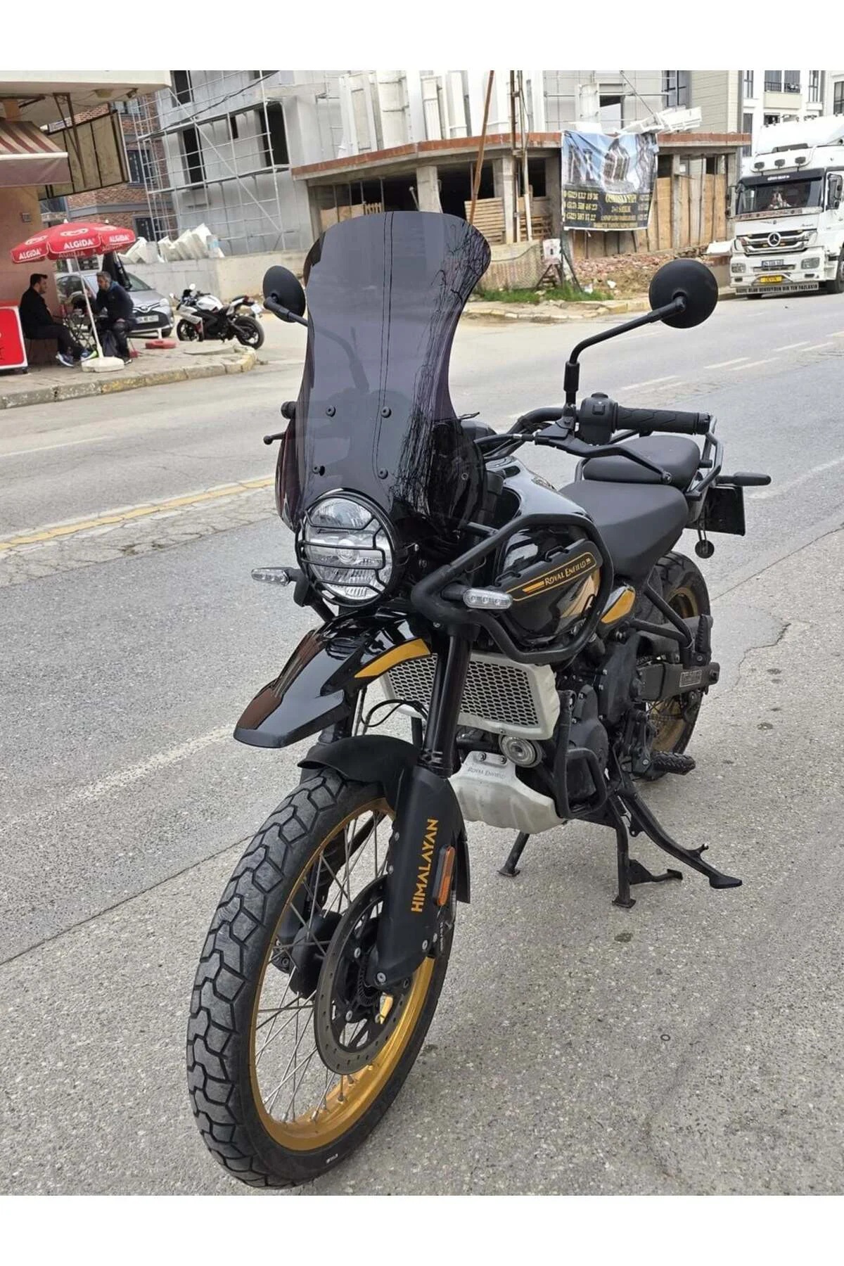 Royal Enfield Himalayan 450 Ön Cam 2023-2026 Model 49cm Siyah Ren