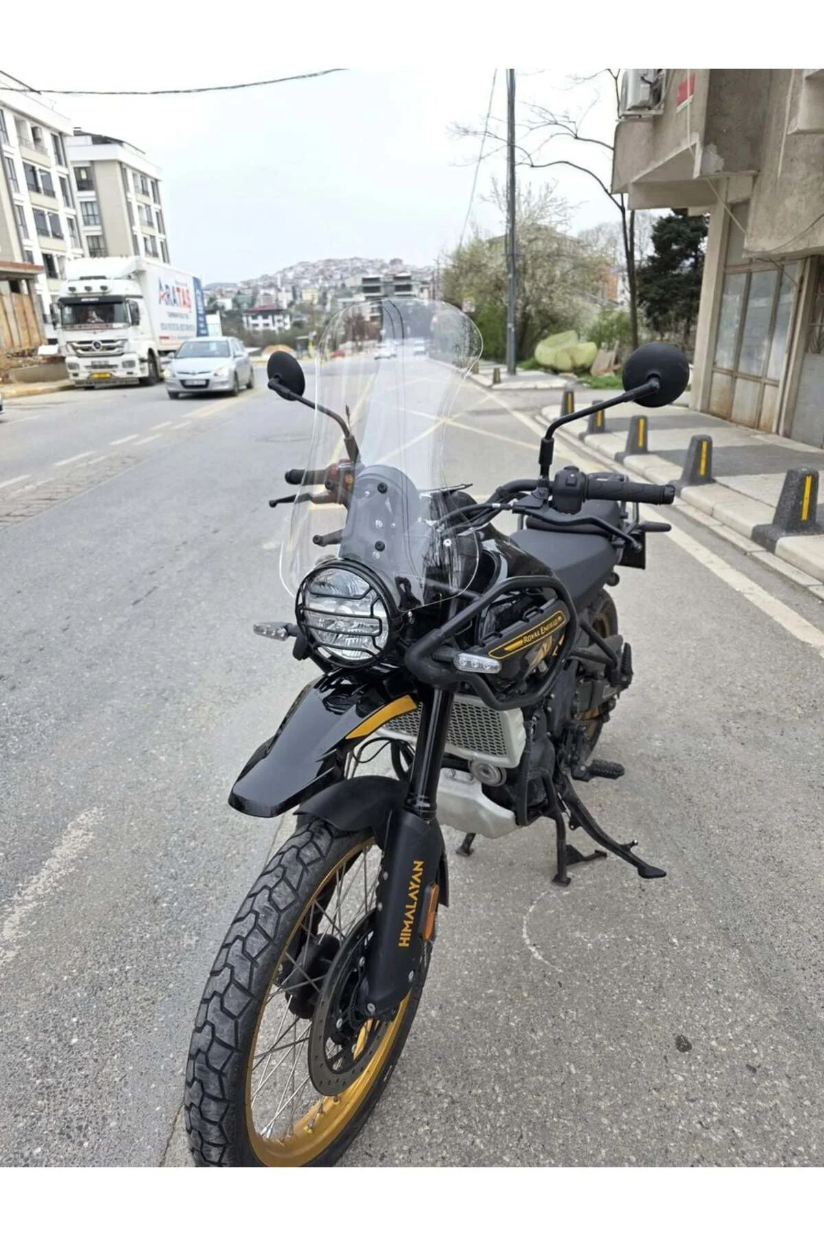 Royal Enfield Himalayan 450 Ön Cam 2023-2026 Model 49cm Şeffaf Re