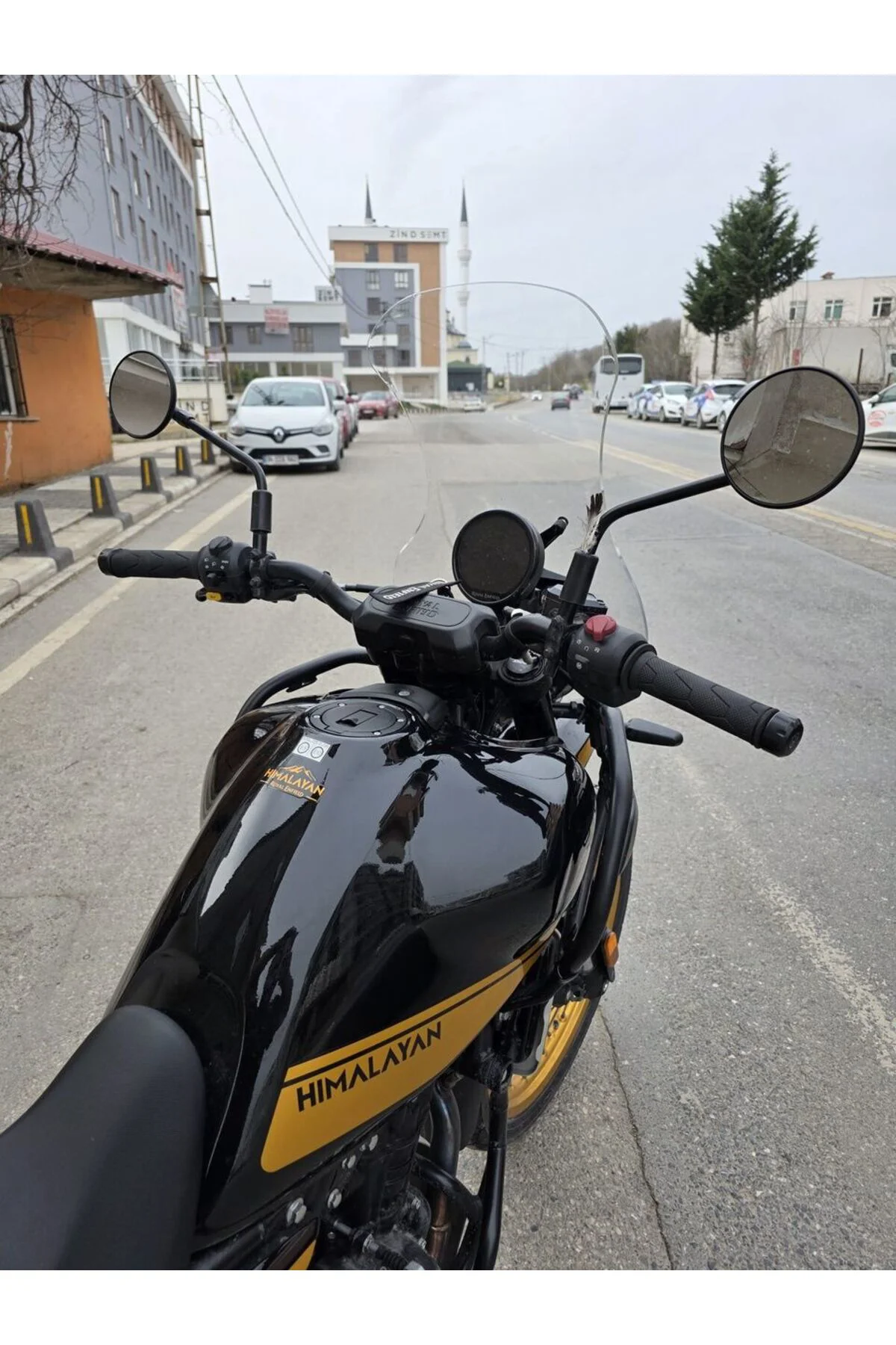 Royal Enfield Himalayan 450 Ön Cam 2023-2026 Model 49cm Şeffaf Re