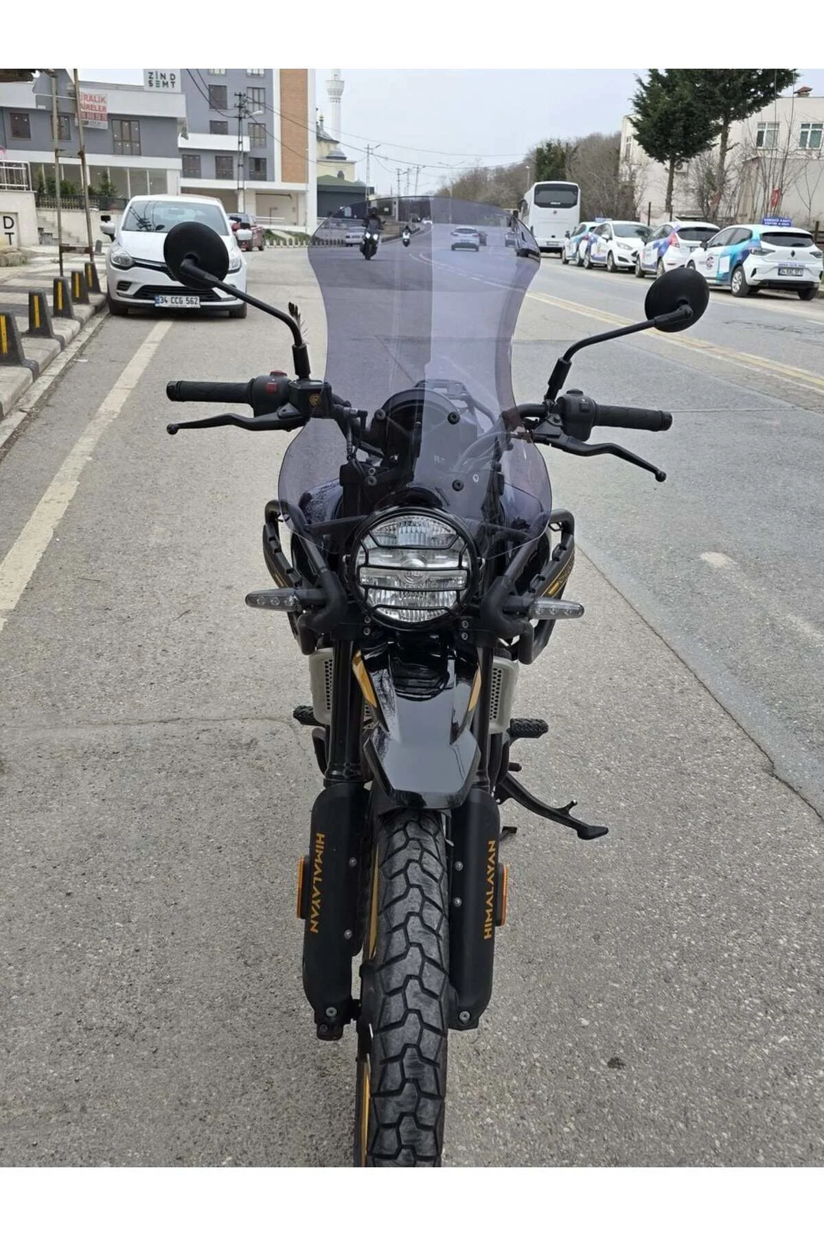 Royal Enfield Himalayan 450 Ön Cam 2023-2026 Model 49cm Füme Renk