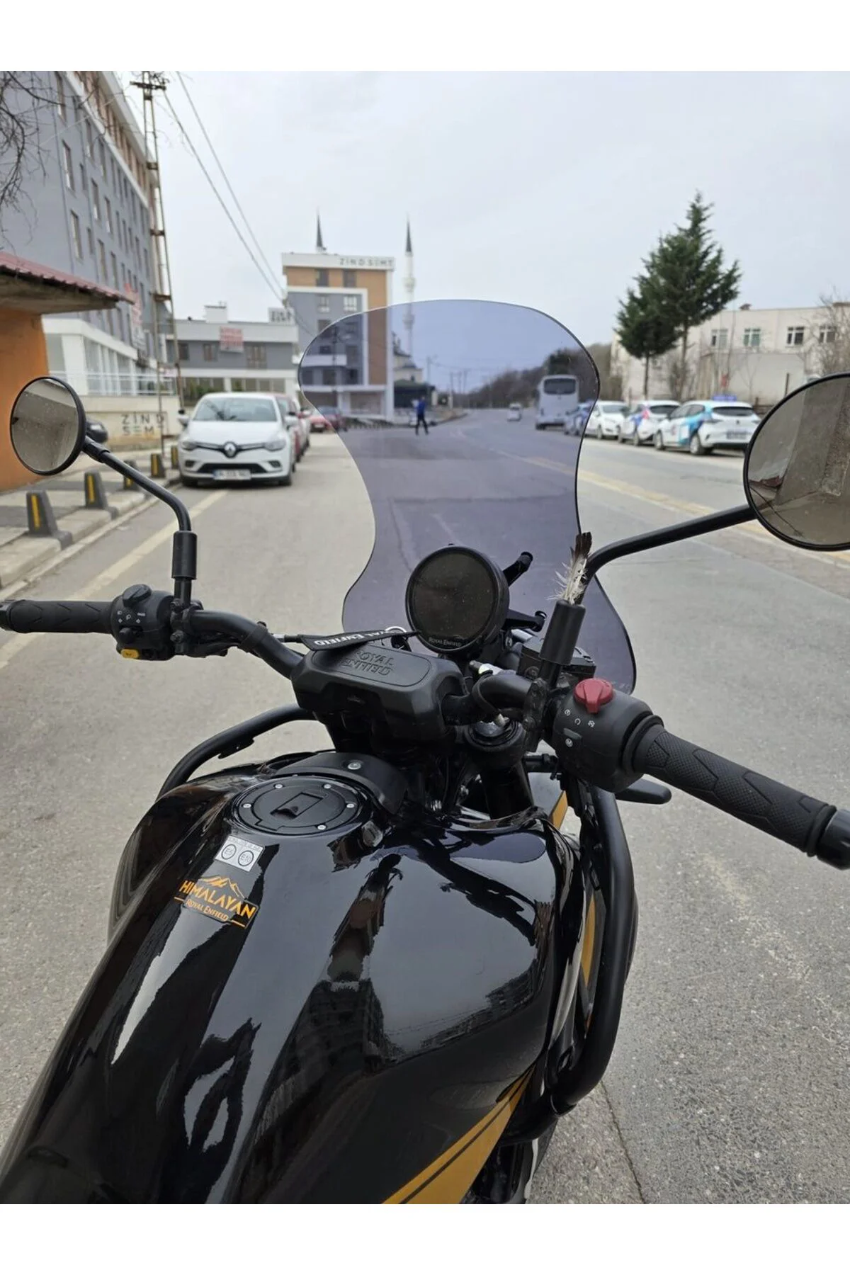 Royal Enfield Himalayan 450 Ön Cam 2023-2026 Model 49cm Füme Renk