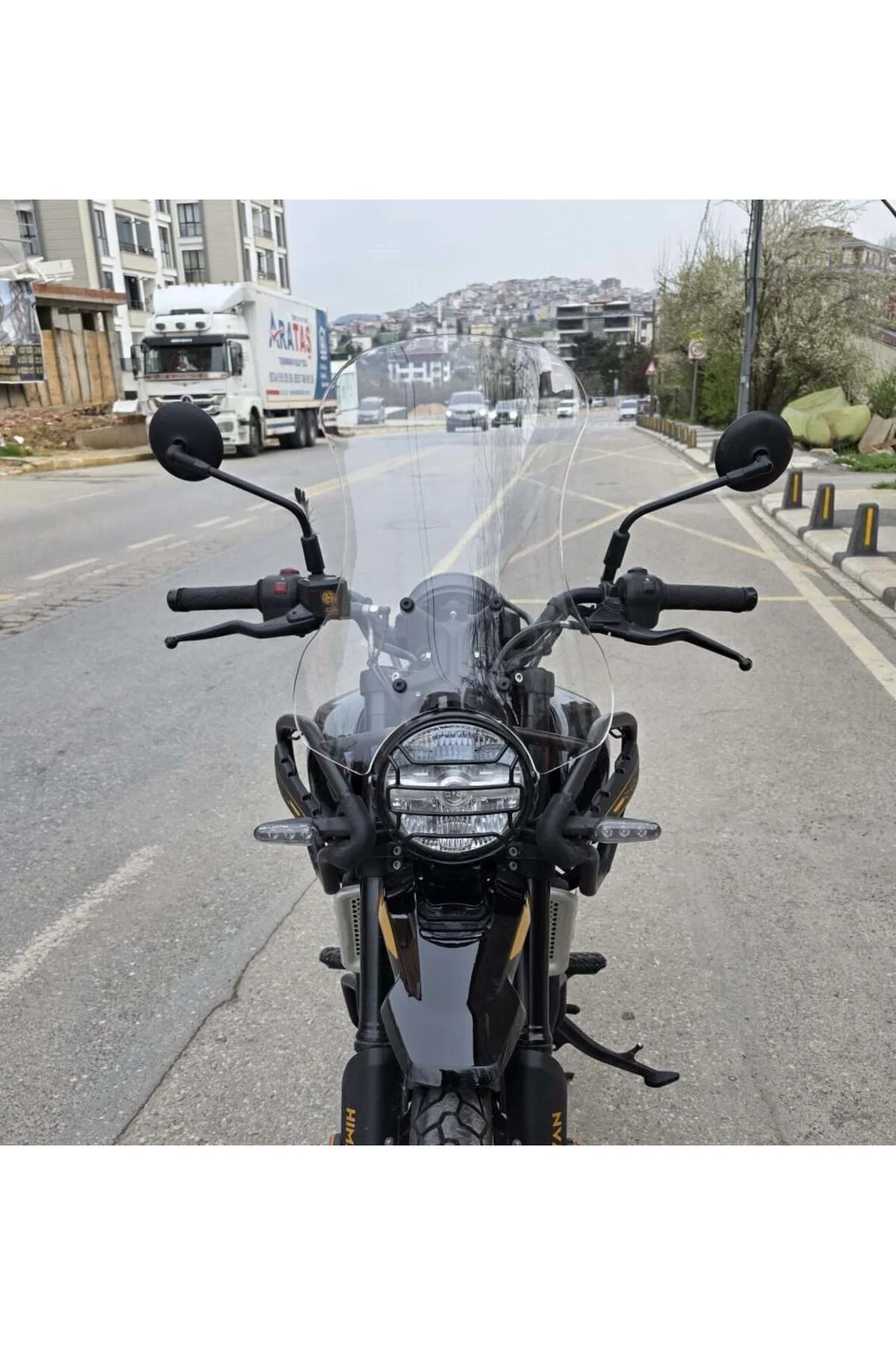 Royal Enfield Himalayan 450 Ön Cam 2023-2026 Model 49cm Şeffaf Re