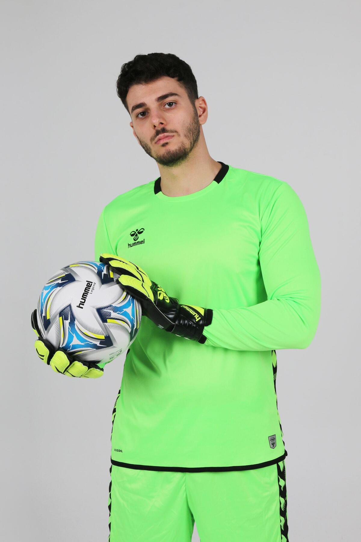 Hummel Royal Kaleci Forması Neon Yeşil