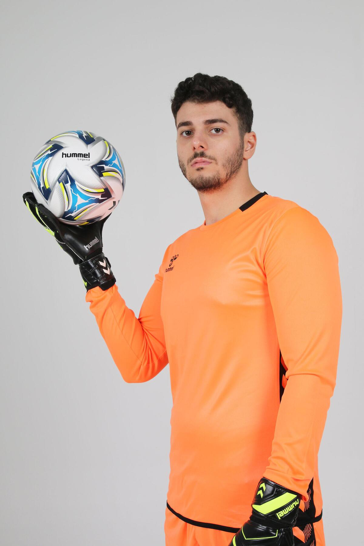 Hummel Royal Kaleci Forması Neon Turuncu