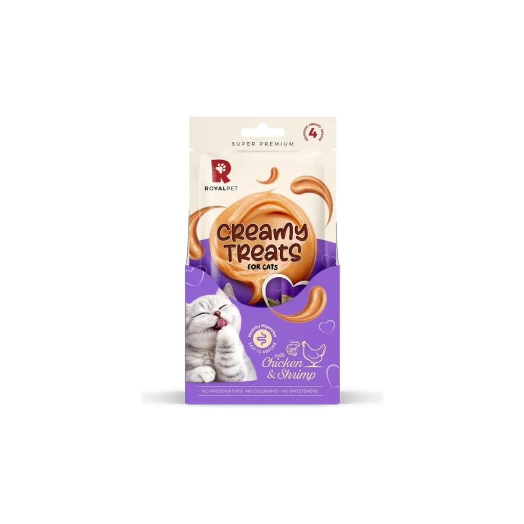 Royalpet Kediler İçin Tavuklu, Karidesli Krema Ödül Maması 4x14gr Fiyatı, Yorumları ve Özellikleri