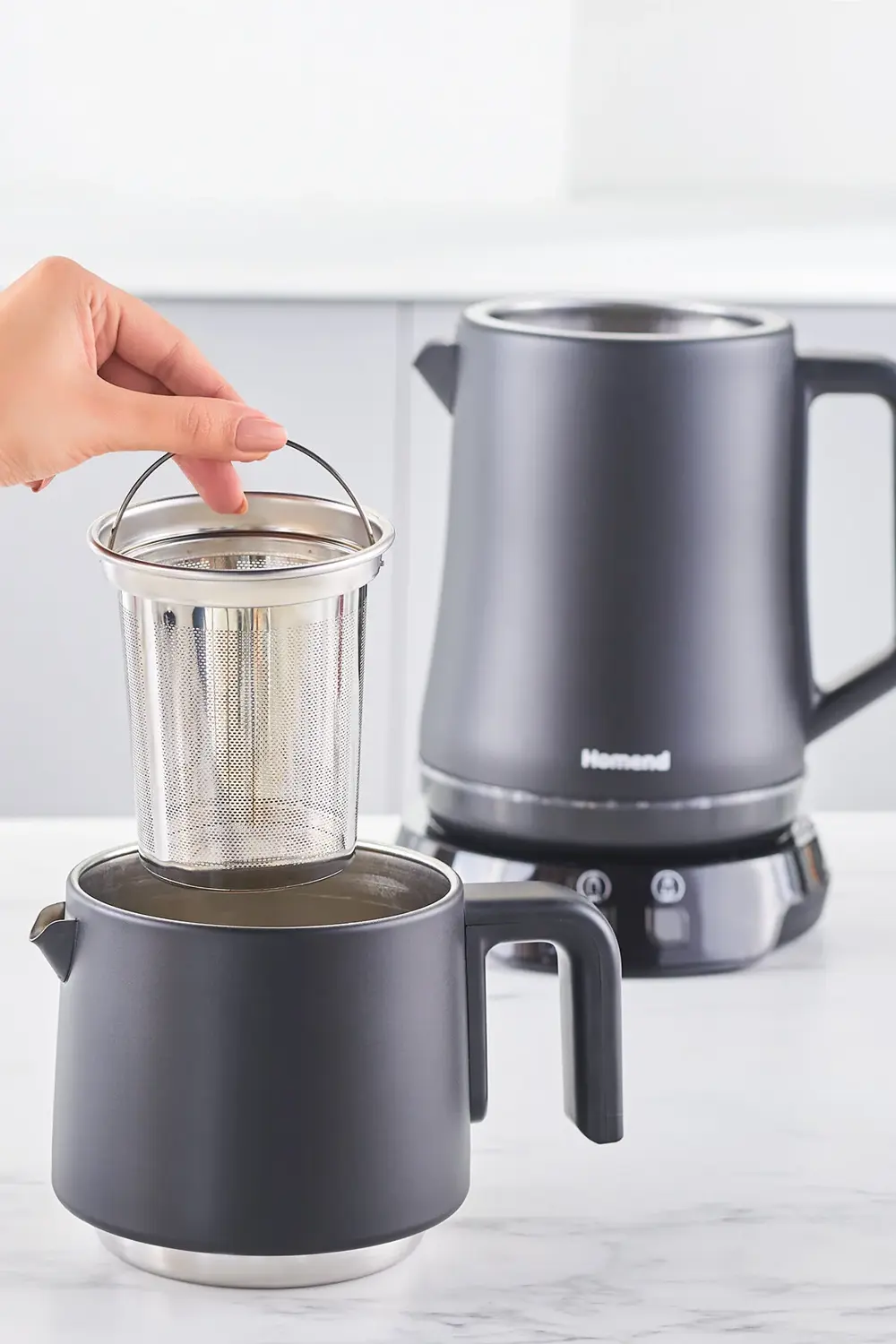 Royaltea Elegant 1776h Parlak Inox Çay Makinesi