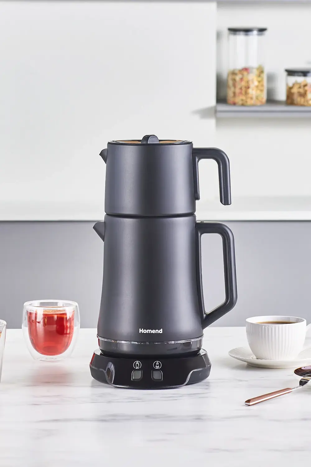 Royaltea Elegant 1776h Parlak Inox Çay Makinesi