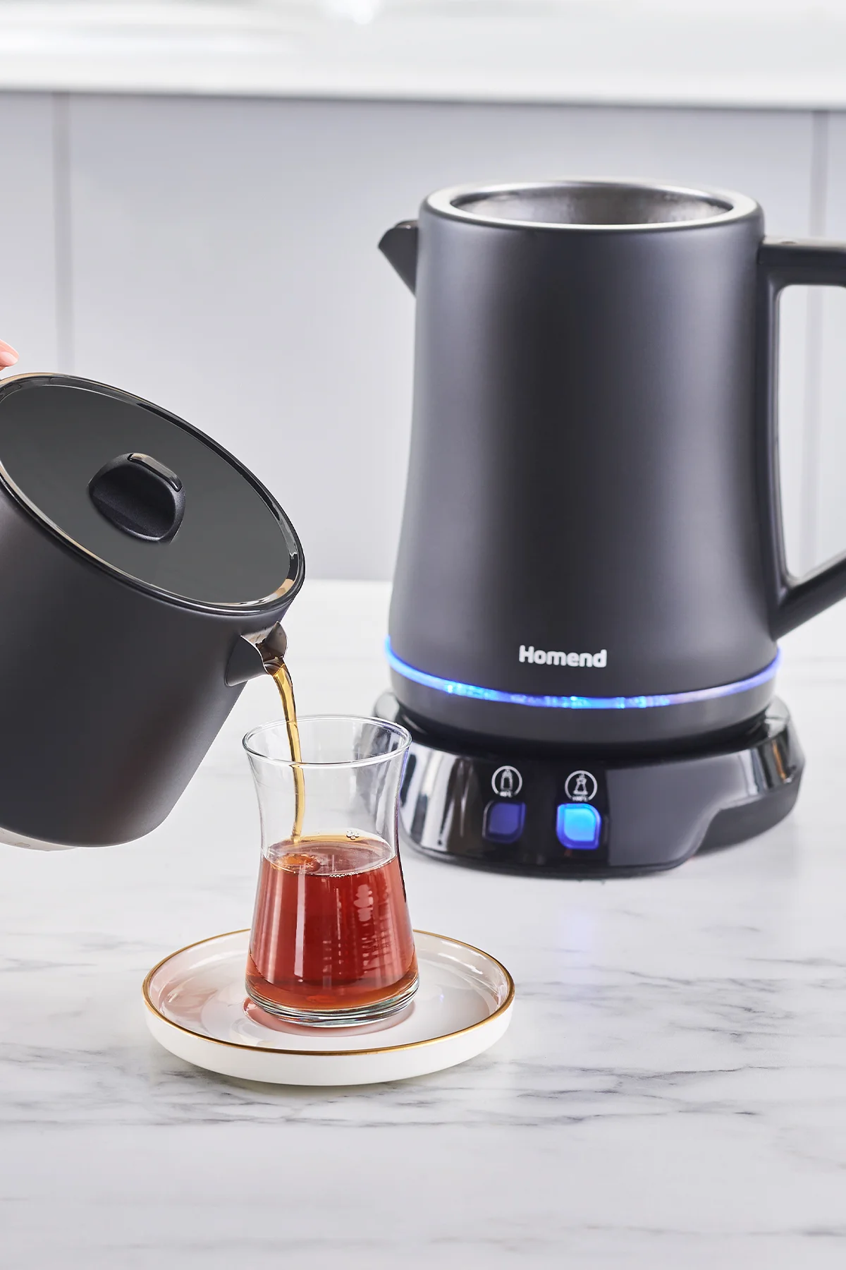 Royaltea Elegant 1776h Parlak Inox Çay Makinesi